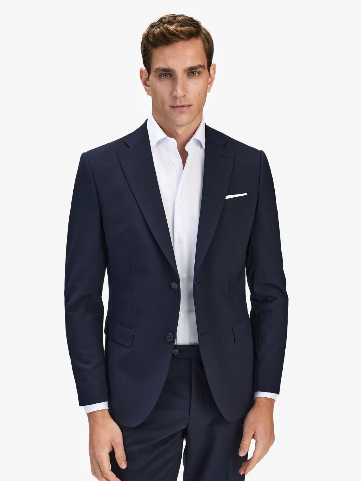 Marineblauw Enkelrij Blazer Ares