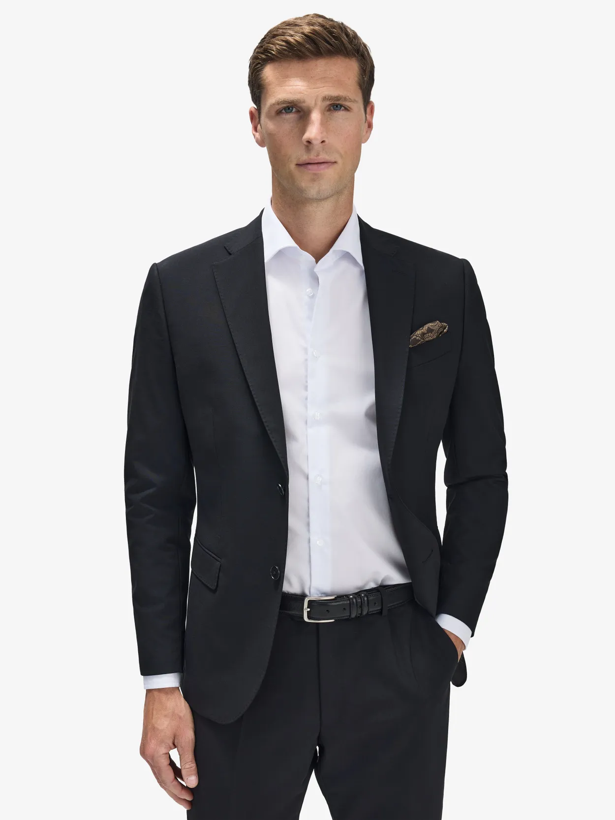 Blazer Noir Simple Boutonnage Ares