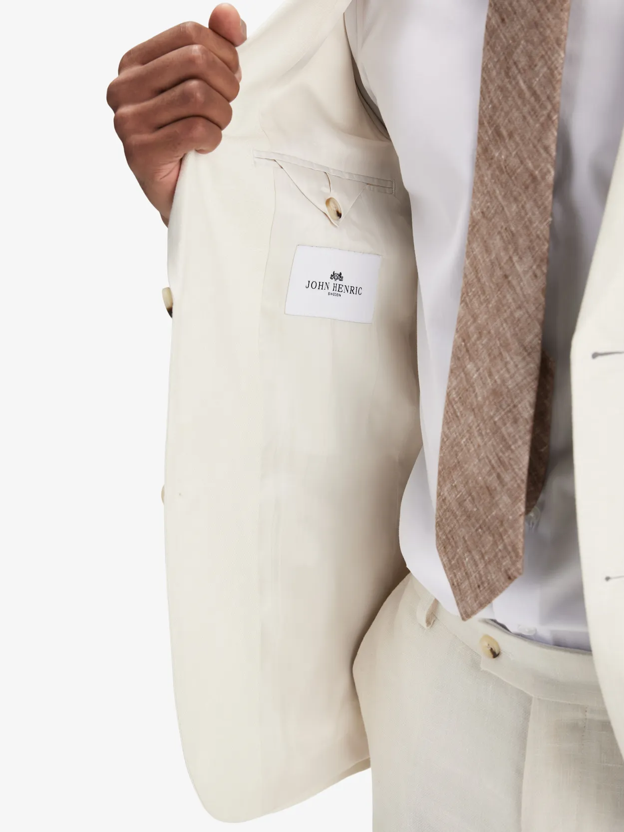 Image number 5 for product Sand Linen Suit Santino