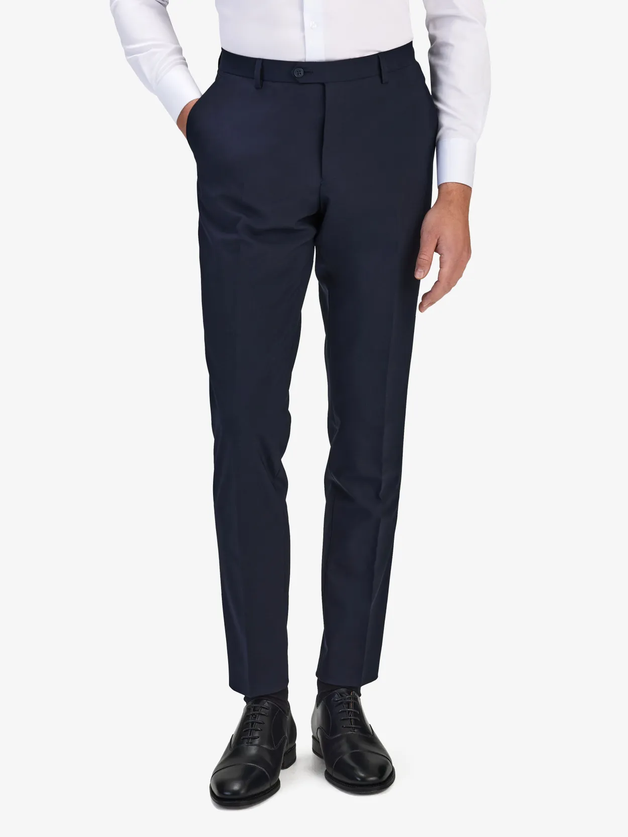 Image number 7 for product Mörkblå Kostym Ullstretch