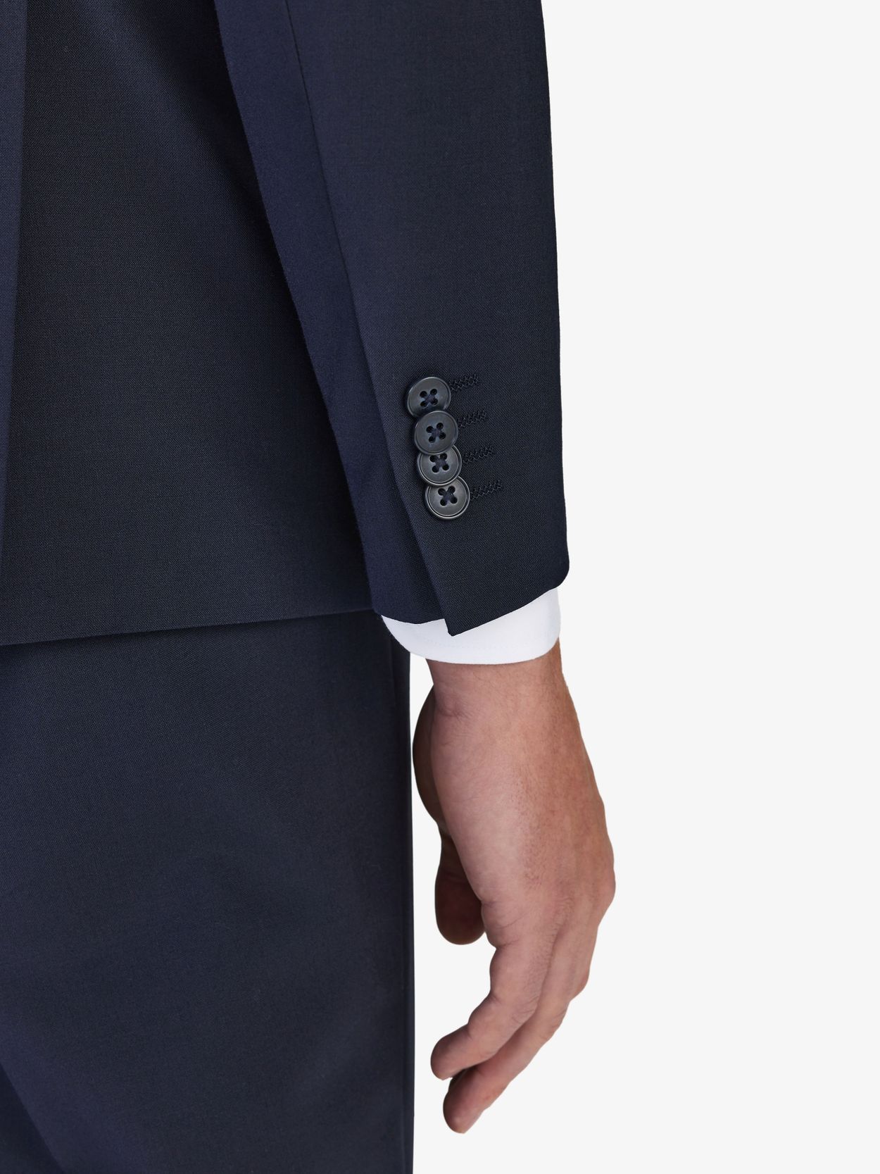 Image number 5 for product Mörkblå Kostym Ullstretch