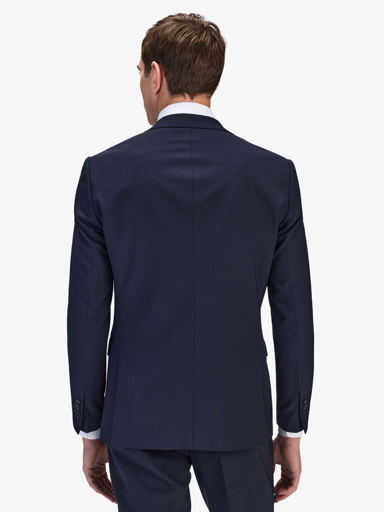 Image number 6 for product Mörkblå Kostym Ullstretch