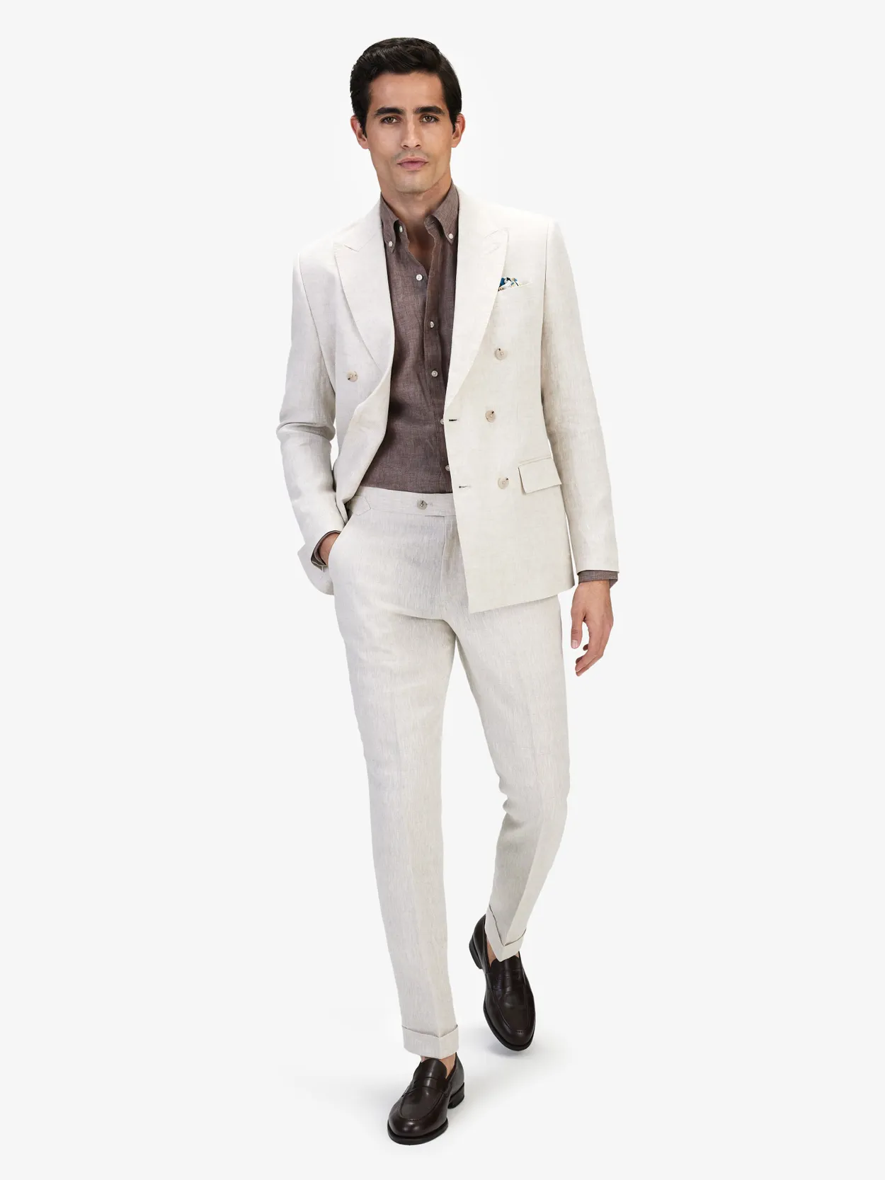 Image number 10 for product Sand Linen Suit Luca