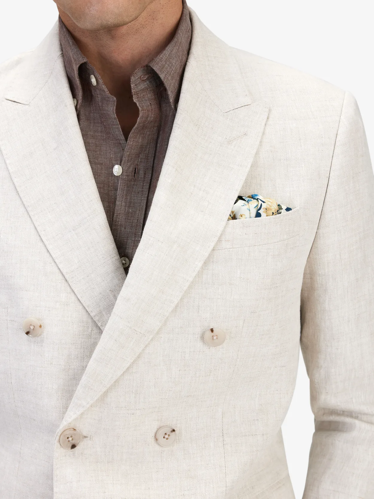 Image number 3 for product Sand Linen Suit Luca