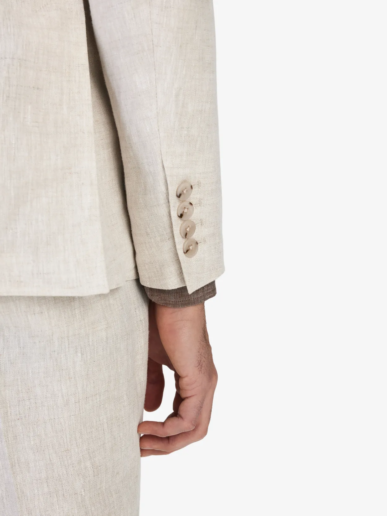 Image number 5 for product Sand Linen Suit Luca