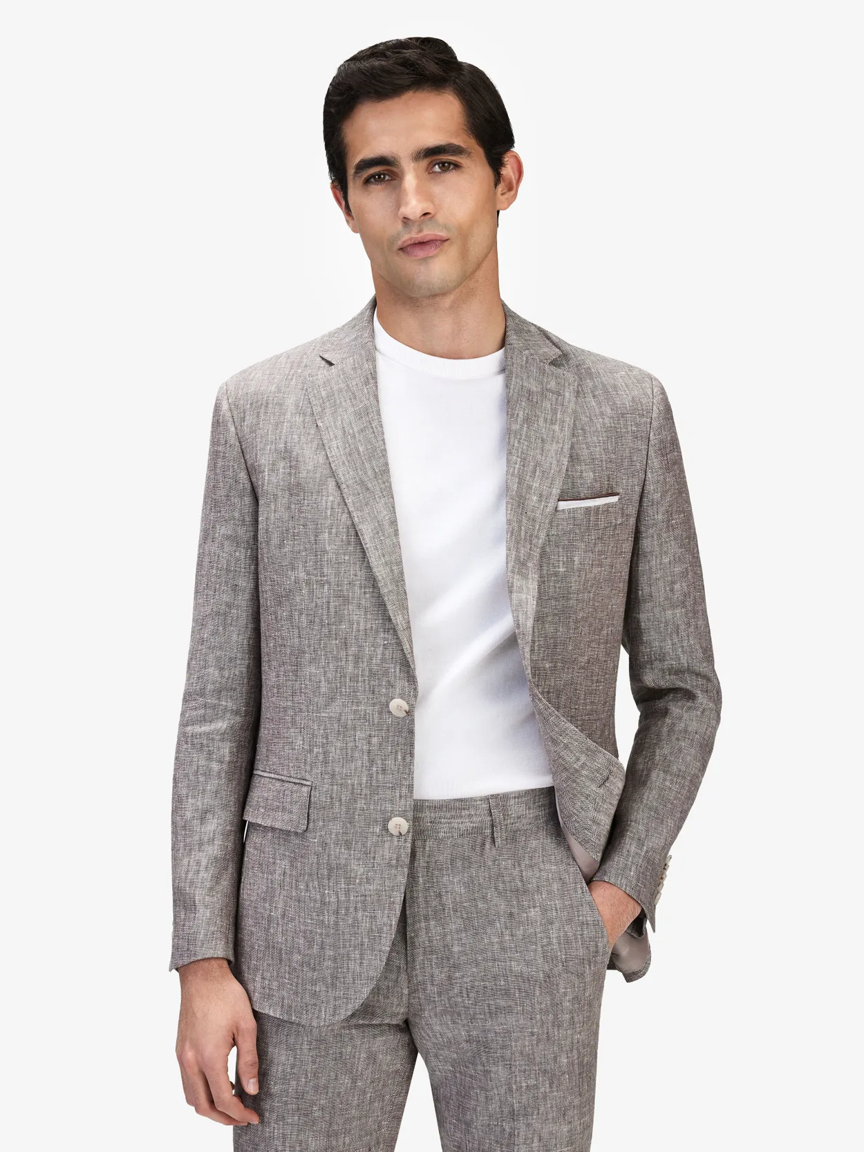 Image number 5 for product Brown Linen Suit Elia