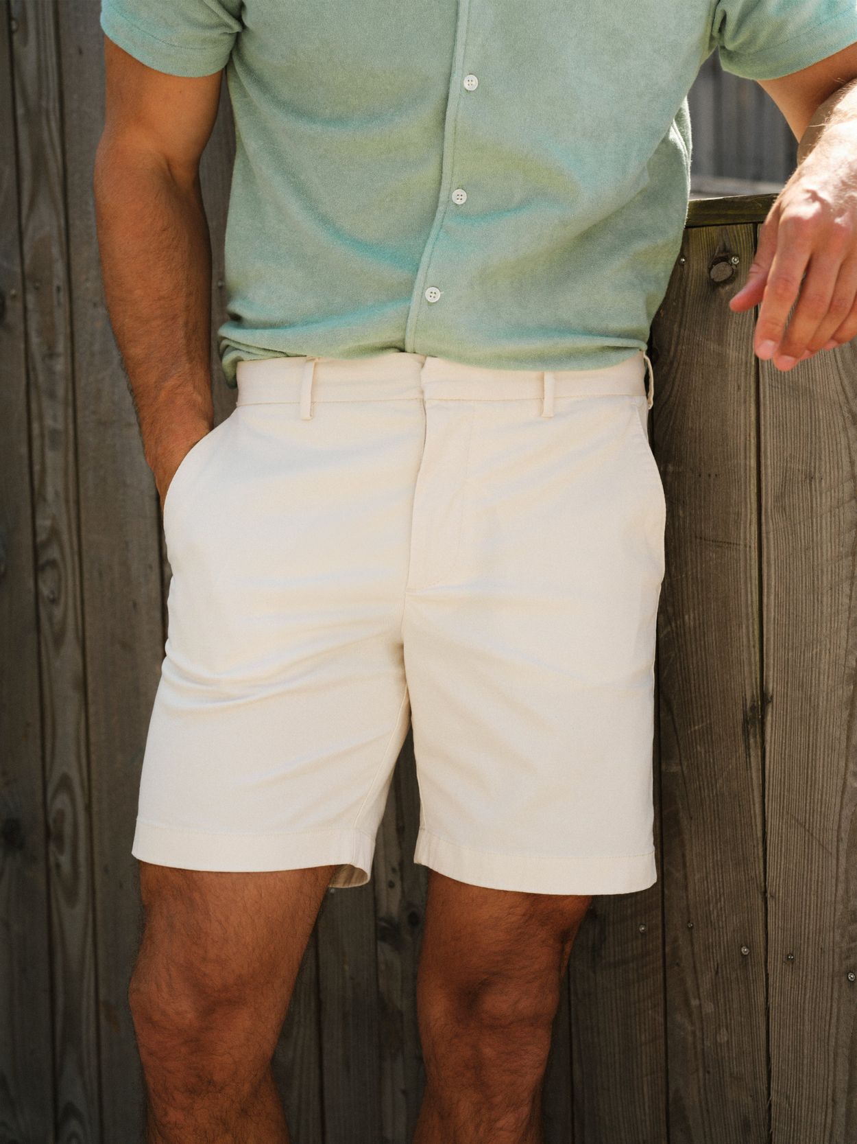 Hvide Chinos Shorts Ezra