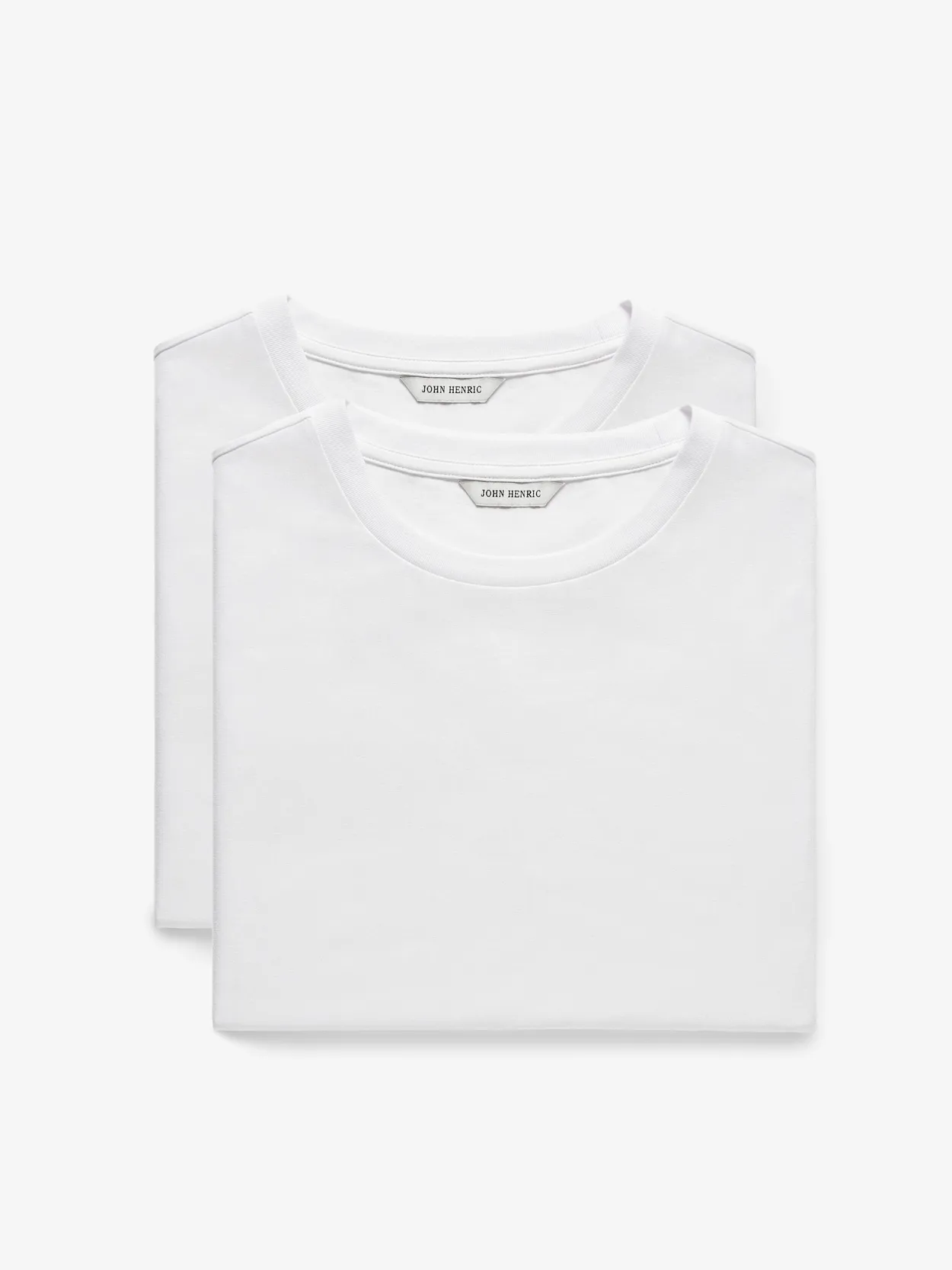2-Pak Hvid T-shirts