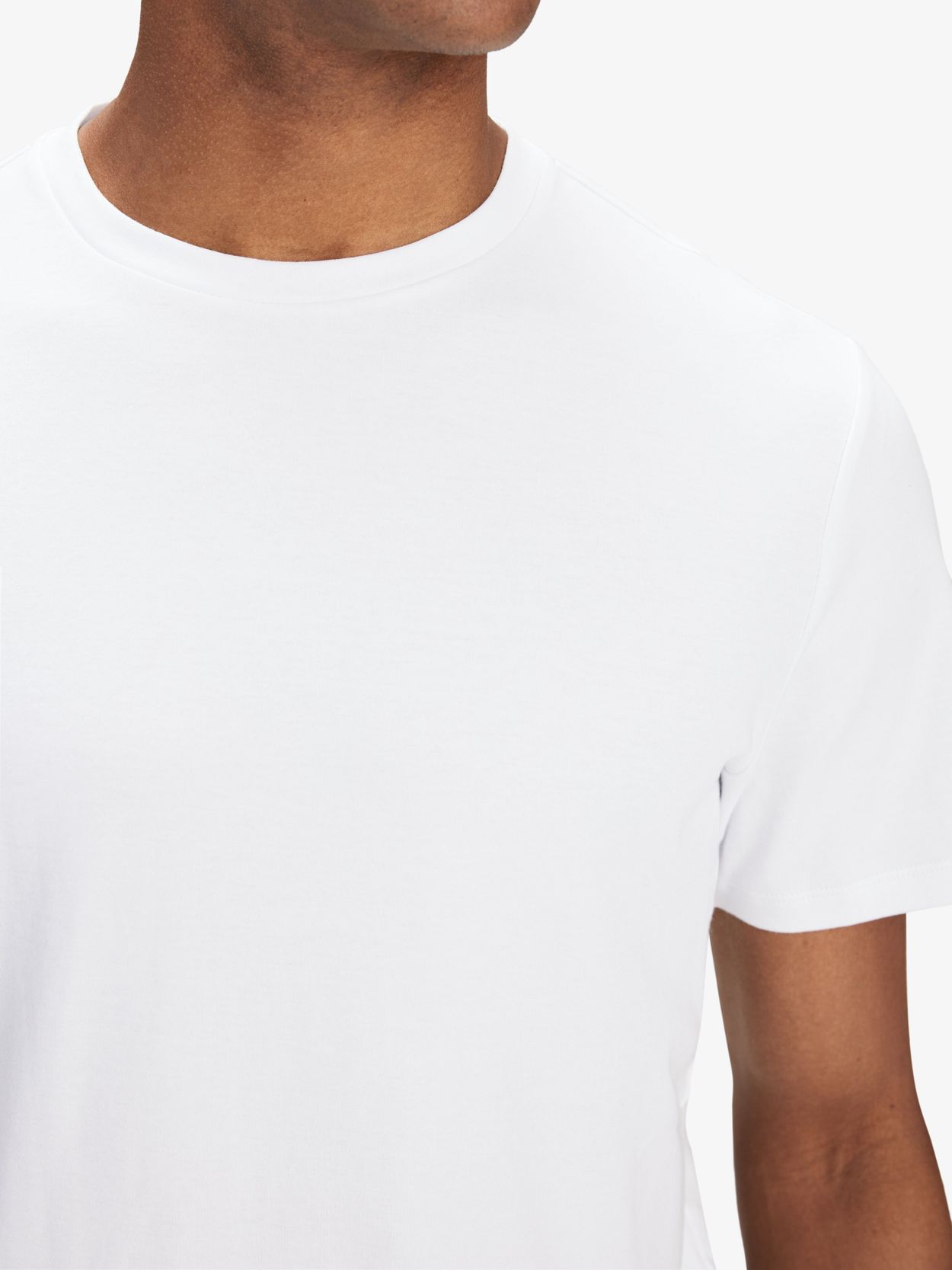 Image number 2 for product 2er-Pack Weiße & Schwarze T-Shirts Slim Fit