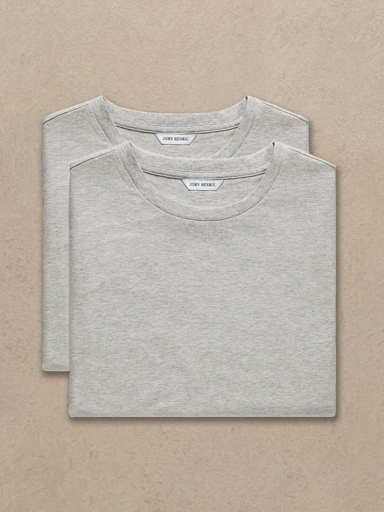 2-Pack Grey Lightweight T-Shirt