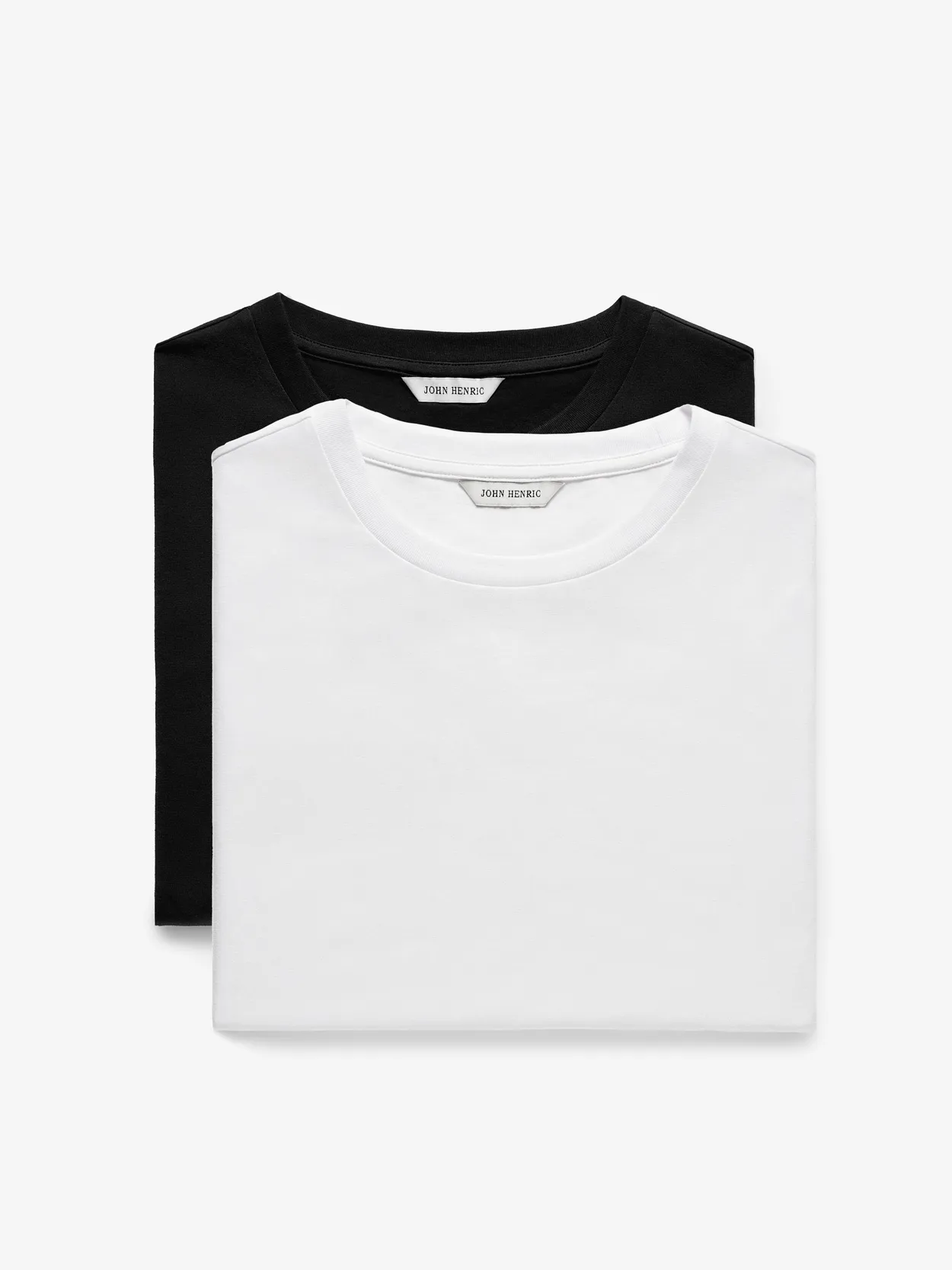 2-Pack Hvit & Svart T-Shirts