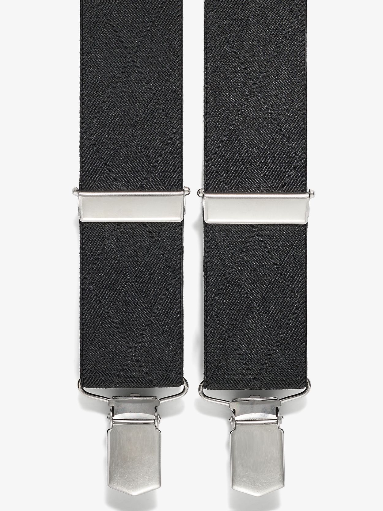 Black Suspenders Solid