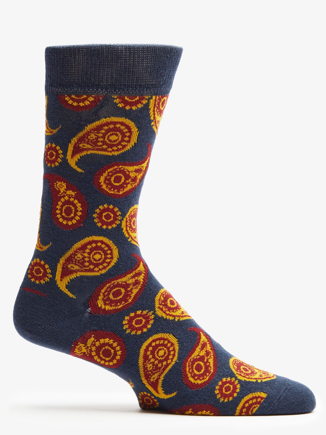 Orange & Burgundy Socks Portofino