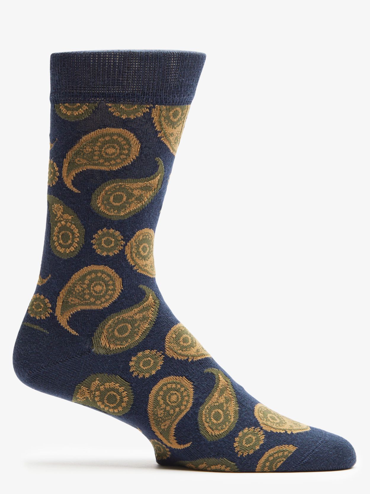 Green & Beige Socks Portofino
