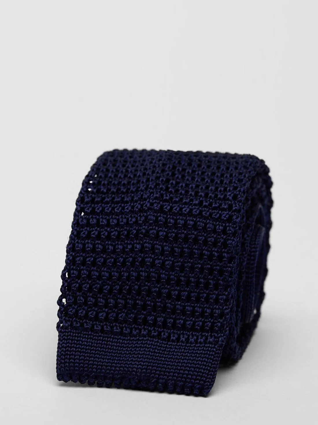 Blue Knitted Tie 