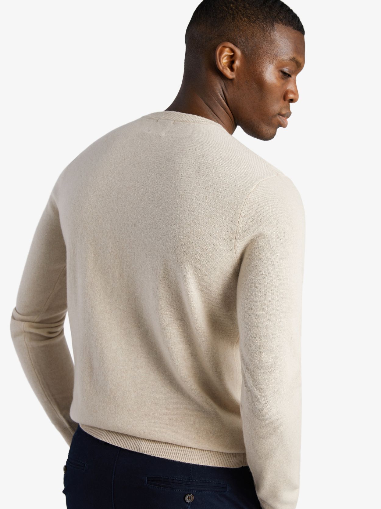 Light Beige Cashmere Sweater