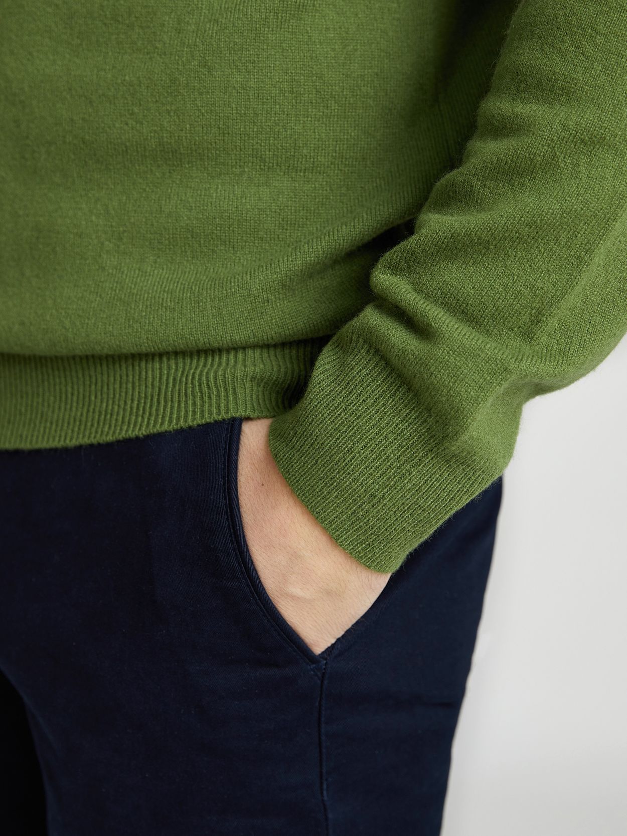 Green Cashmere Sweater