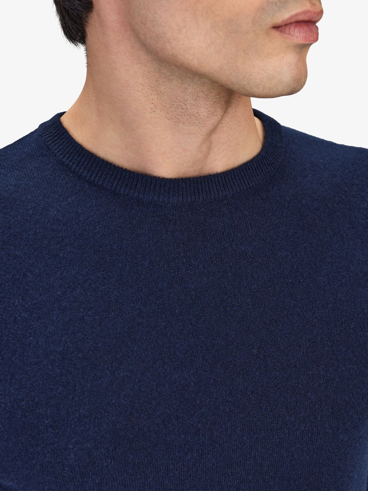 Men's blue cashmere outlet sweater