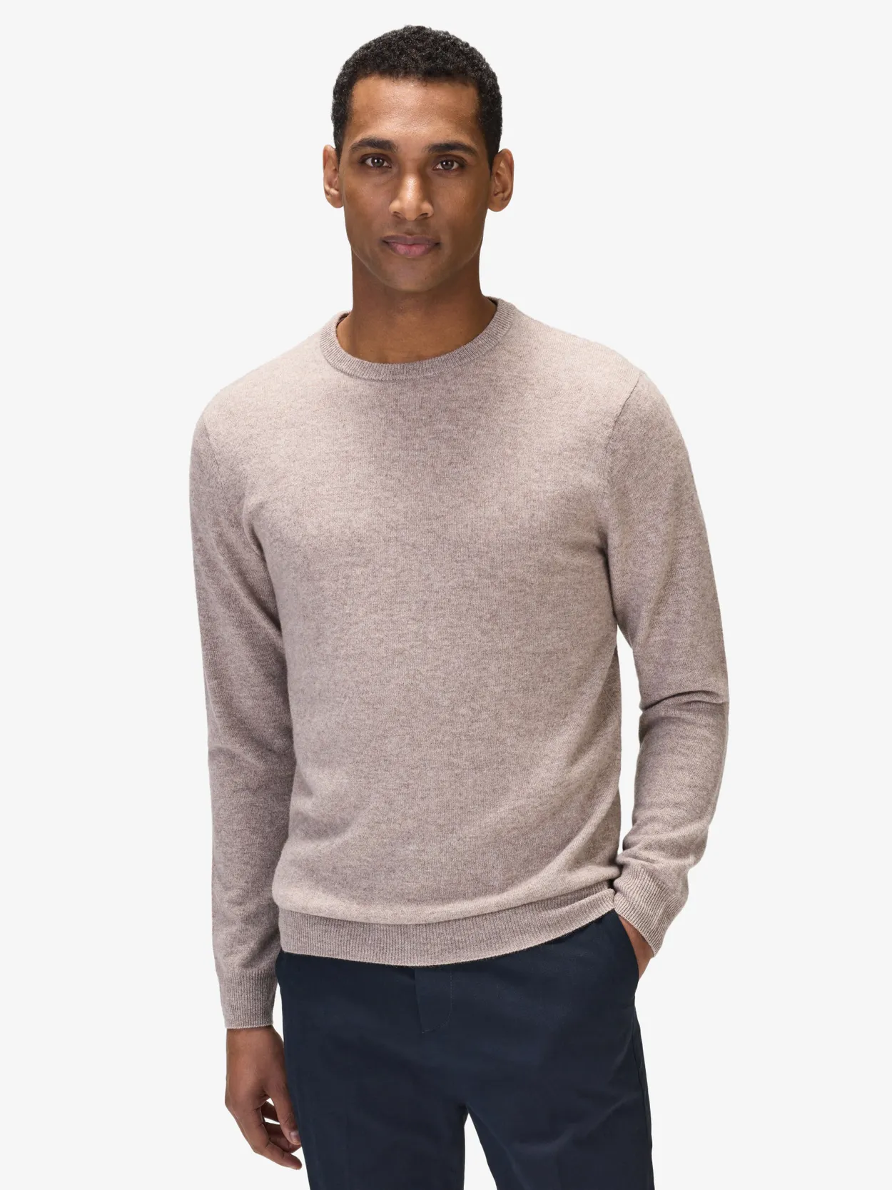 Beige Cashmere Trui