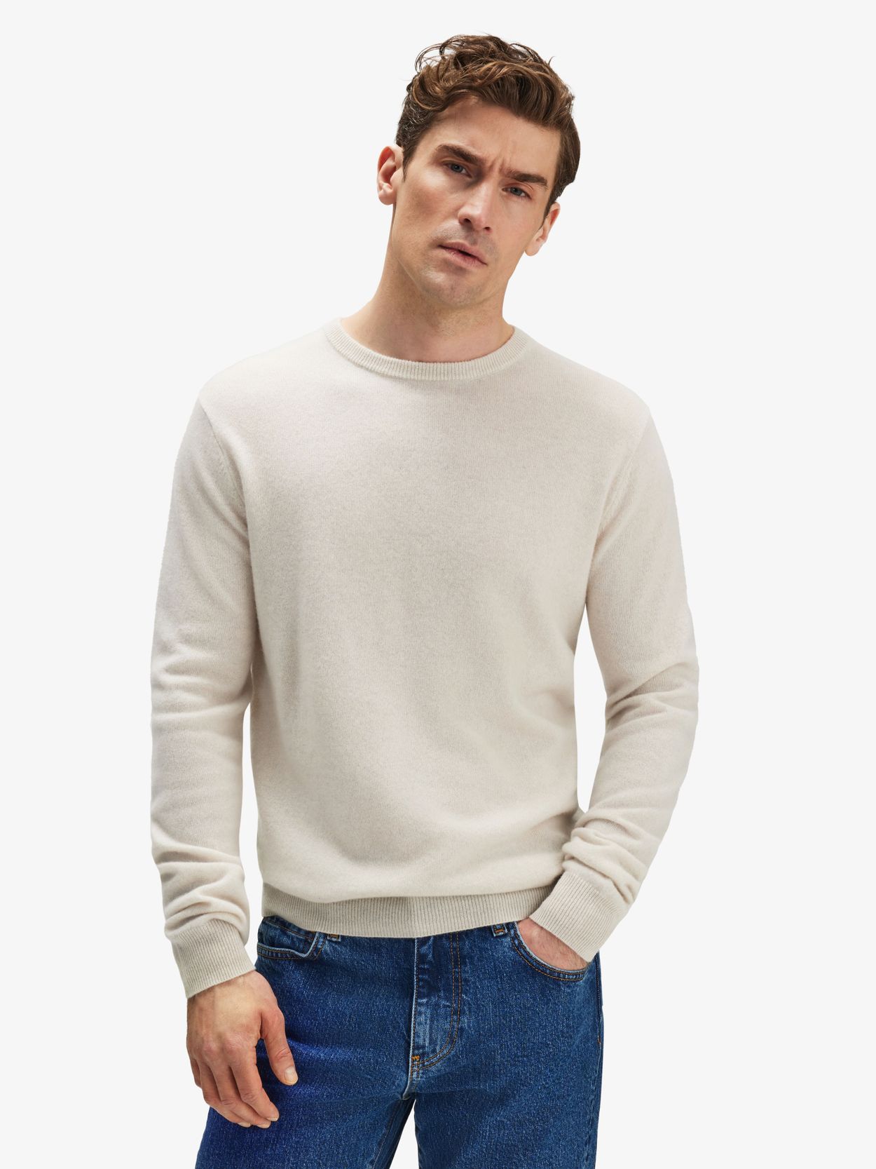 Off White Cashmere Sweater