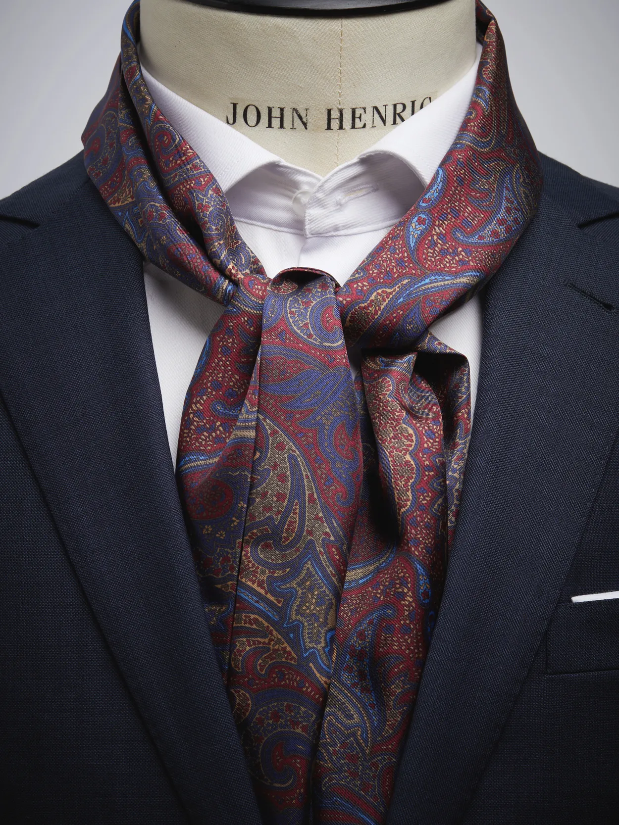 Silk Scarf Paisley Buy online John Henric