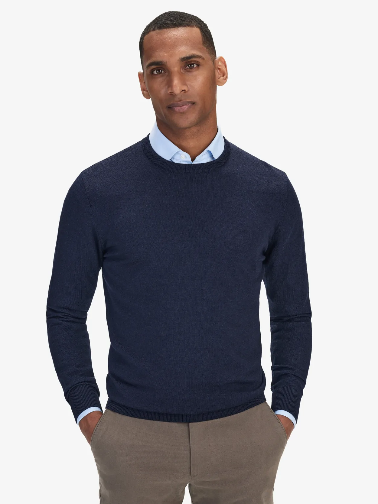 Blue Merino Sweater