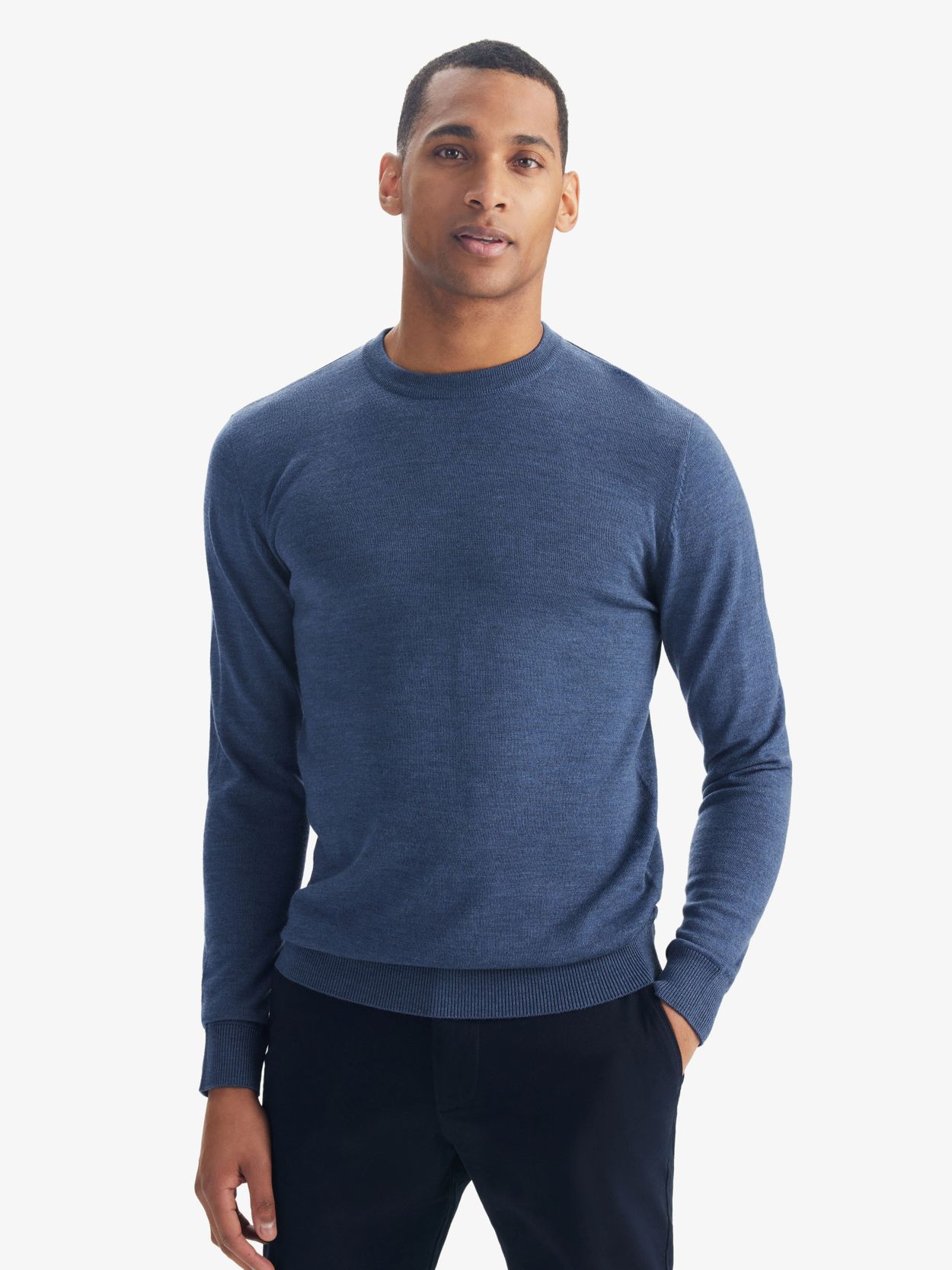 Mid Blue Sweater Merino