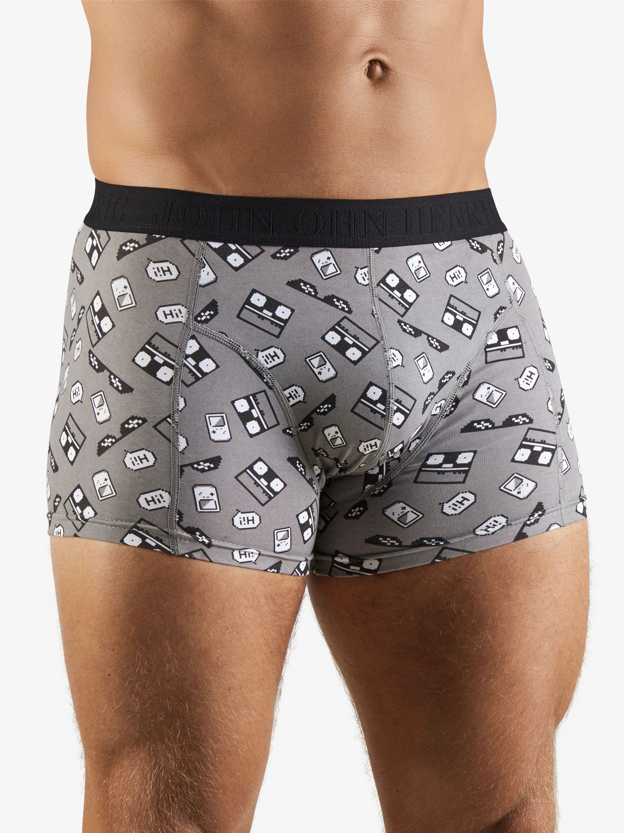 Silk white boxer shorts - Henry