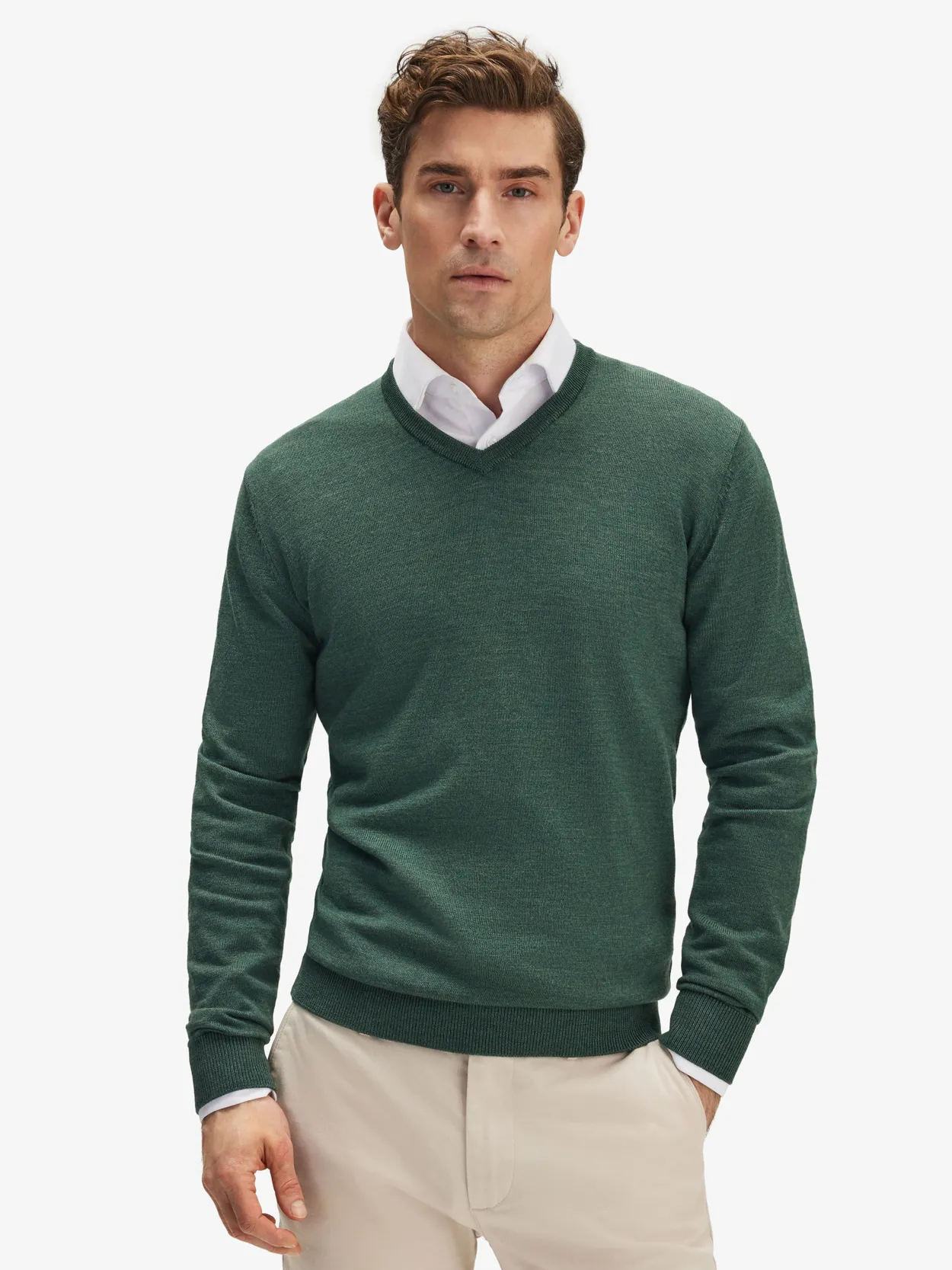 Pull Vert Merino