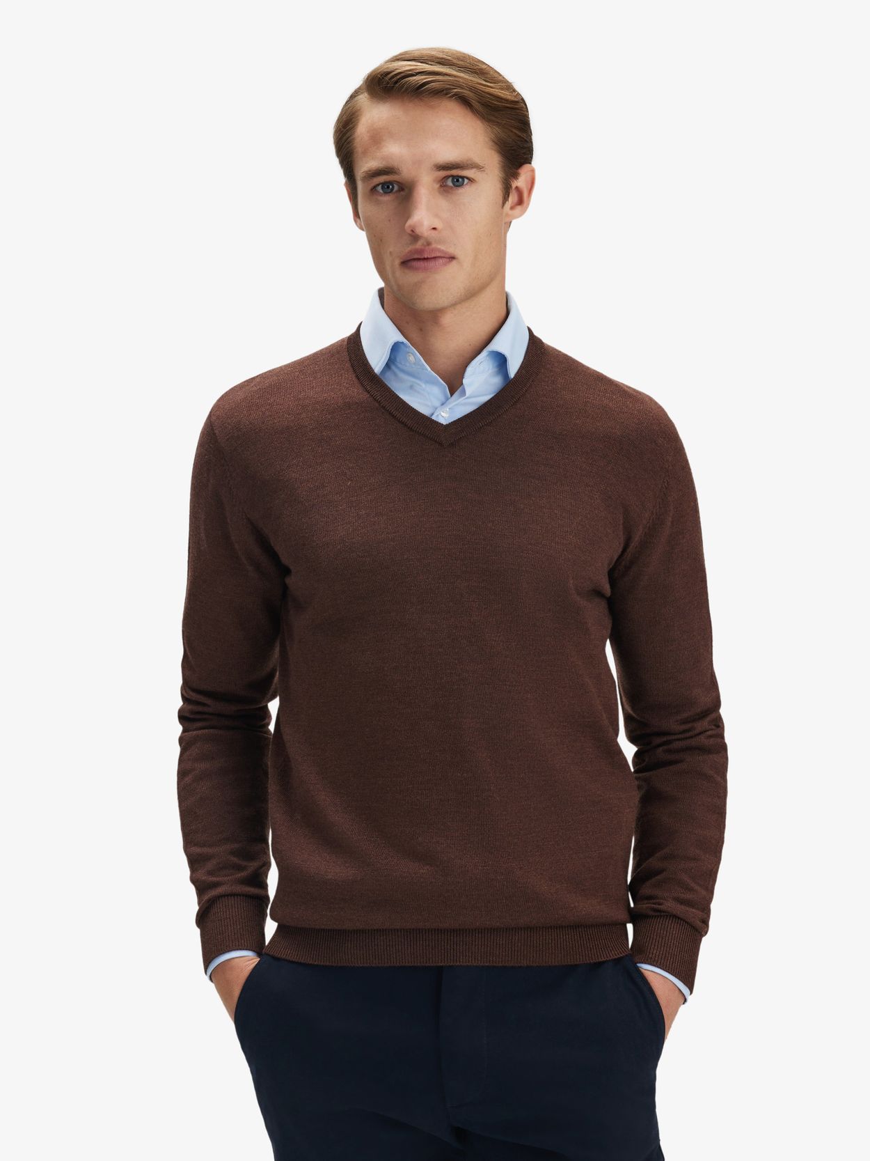 Mid Brown Sweater Merino