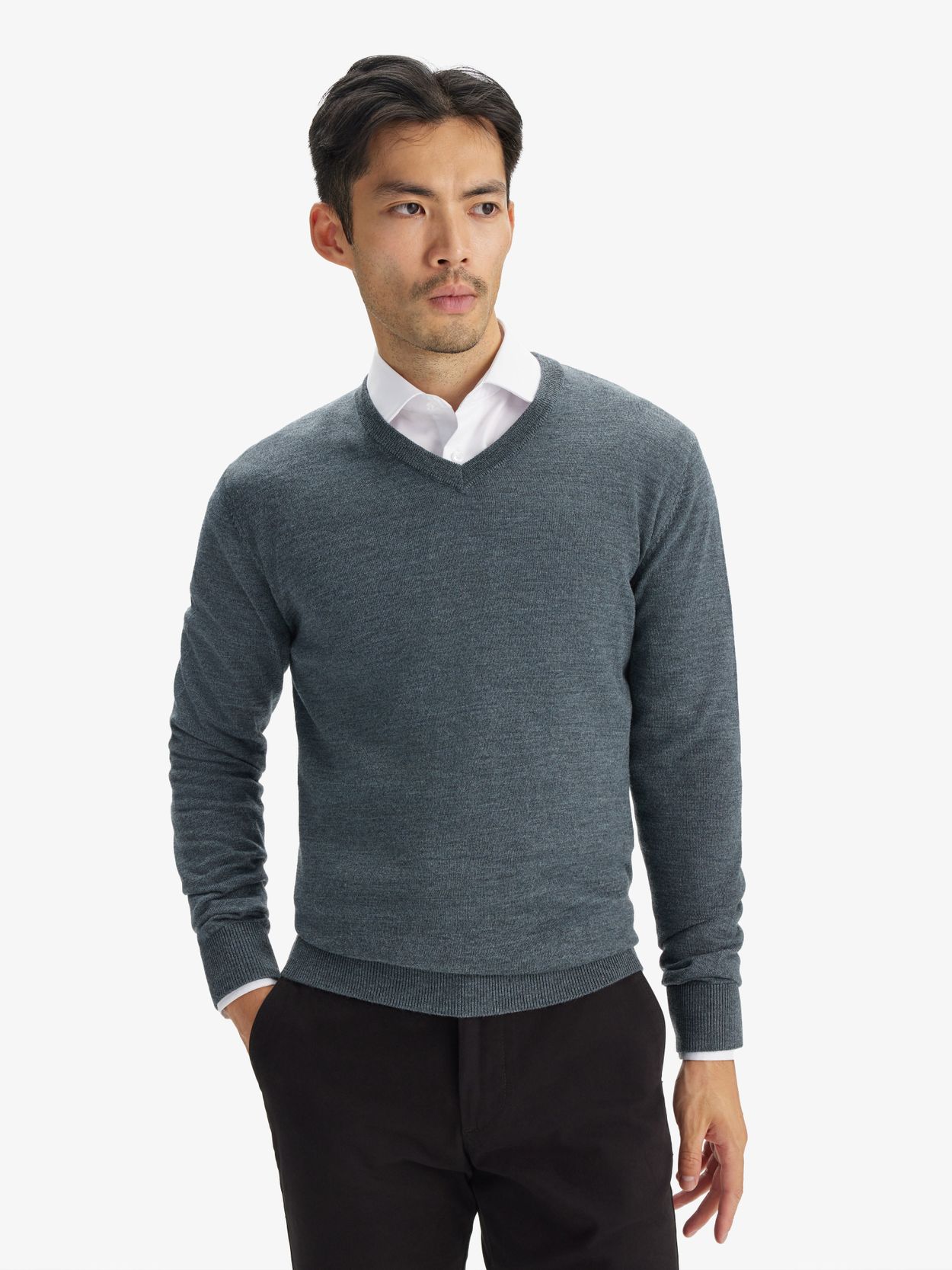 Grey Sweater Merino