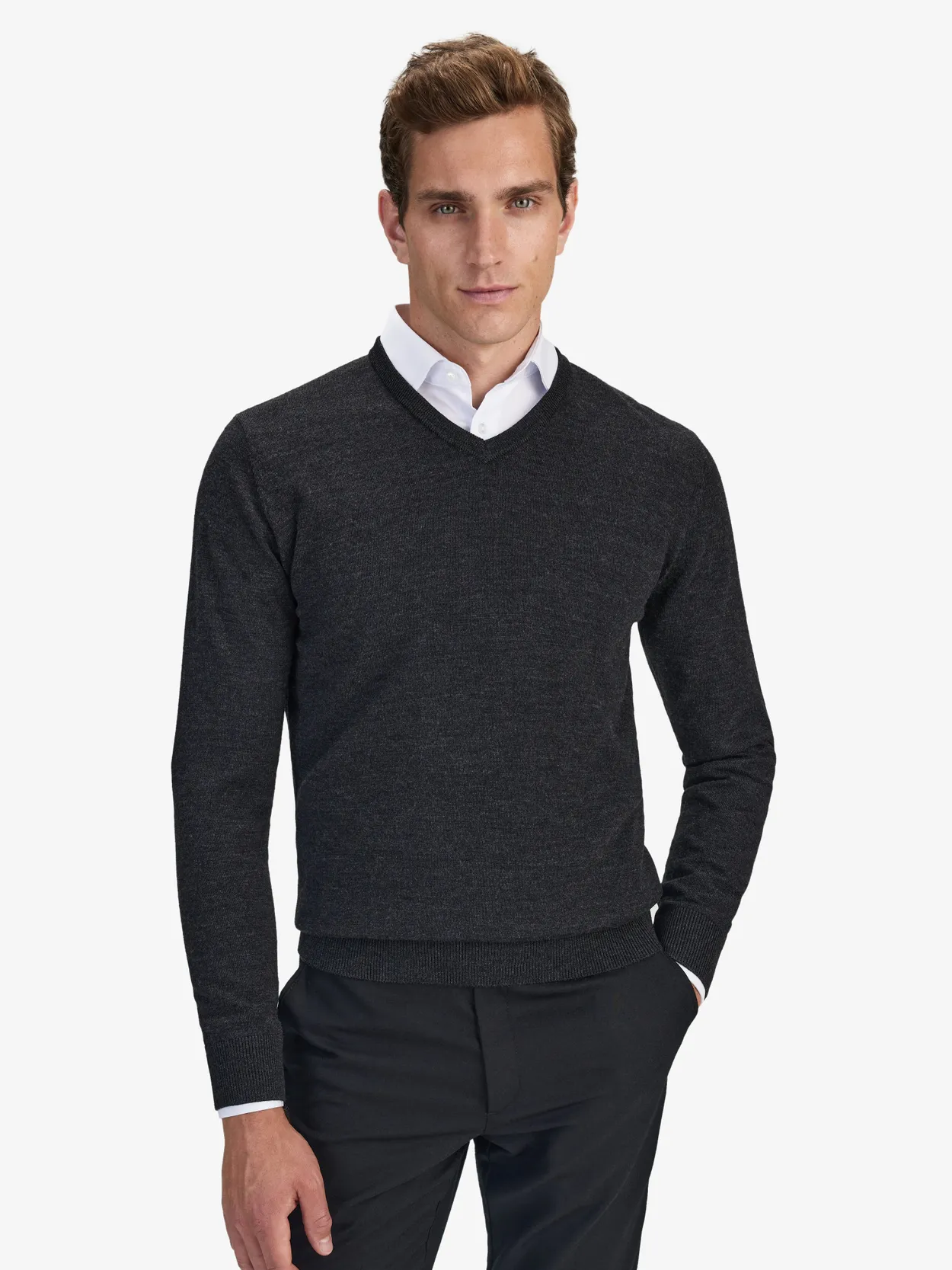 Dark Grey Sweater Merino