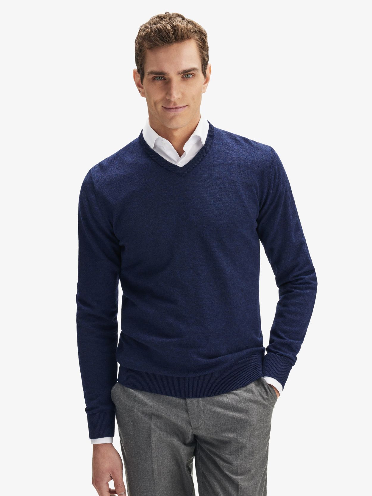 Dark Blue Merino Sweater