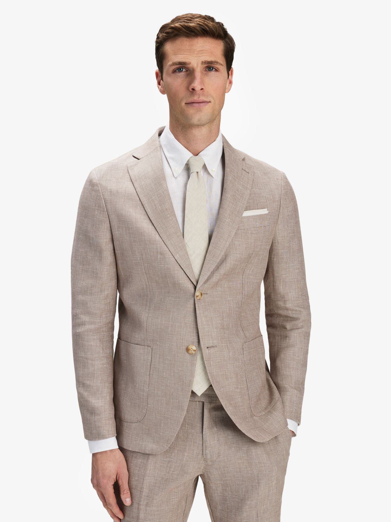 Beige Linen Jacket