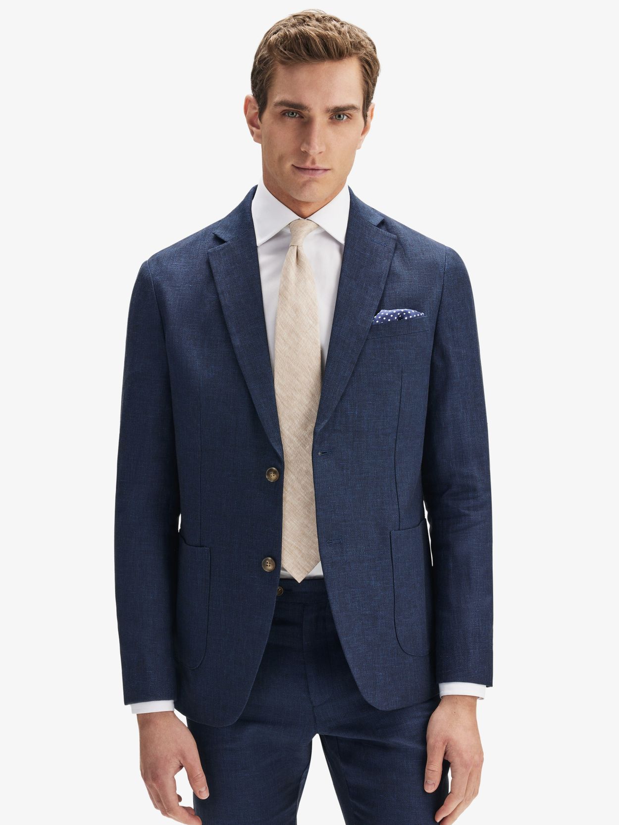 Blue Linen Jacket