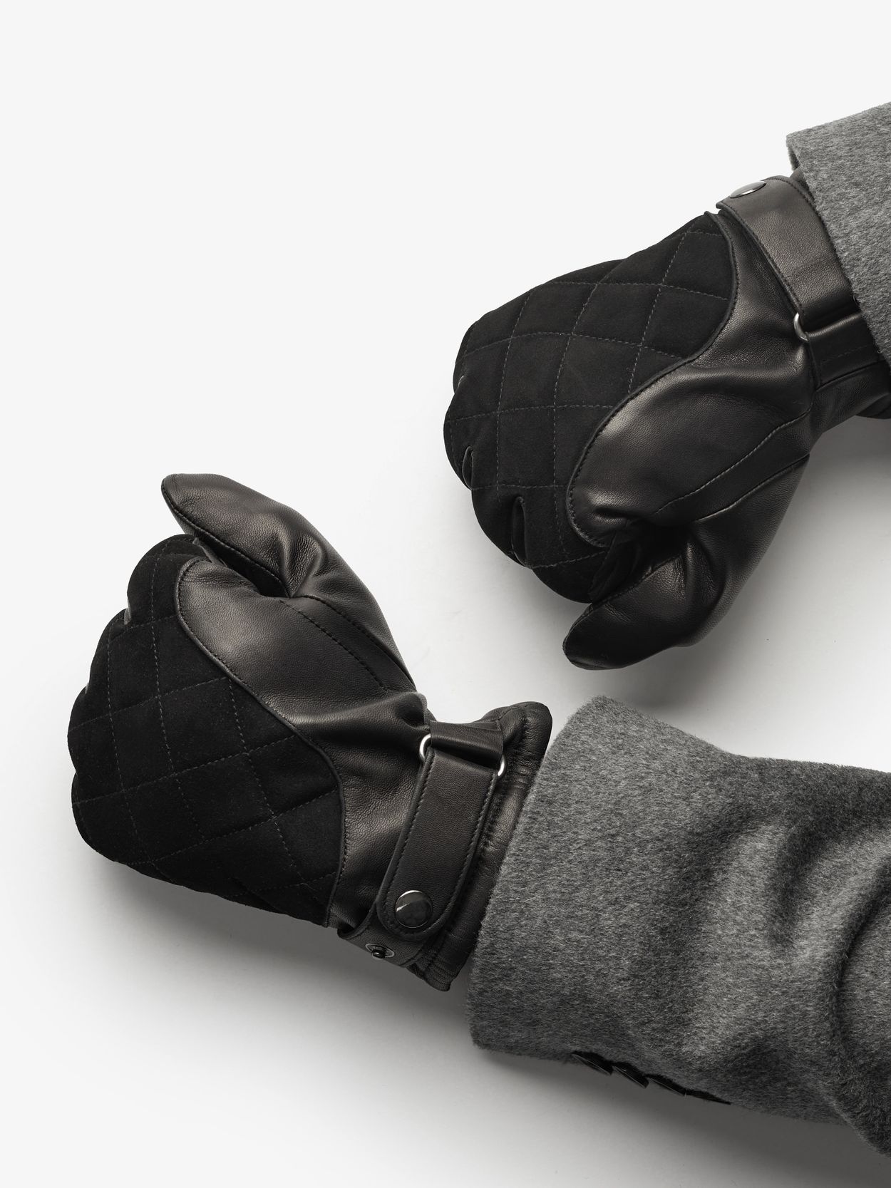 Black Leather Gloves Moritz