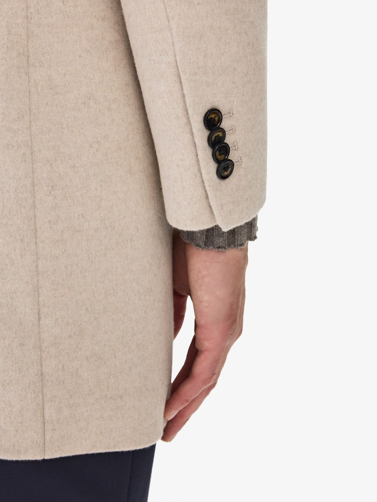 Single Raglan Coat - BEIGE – DAN