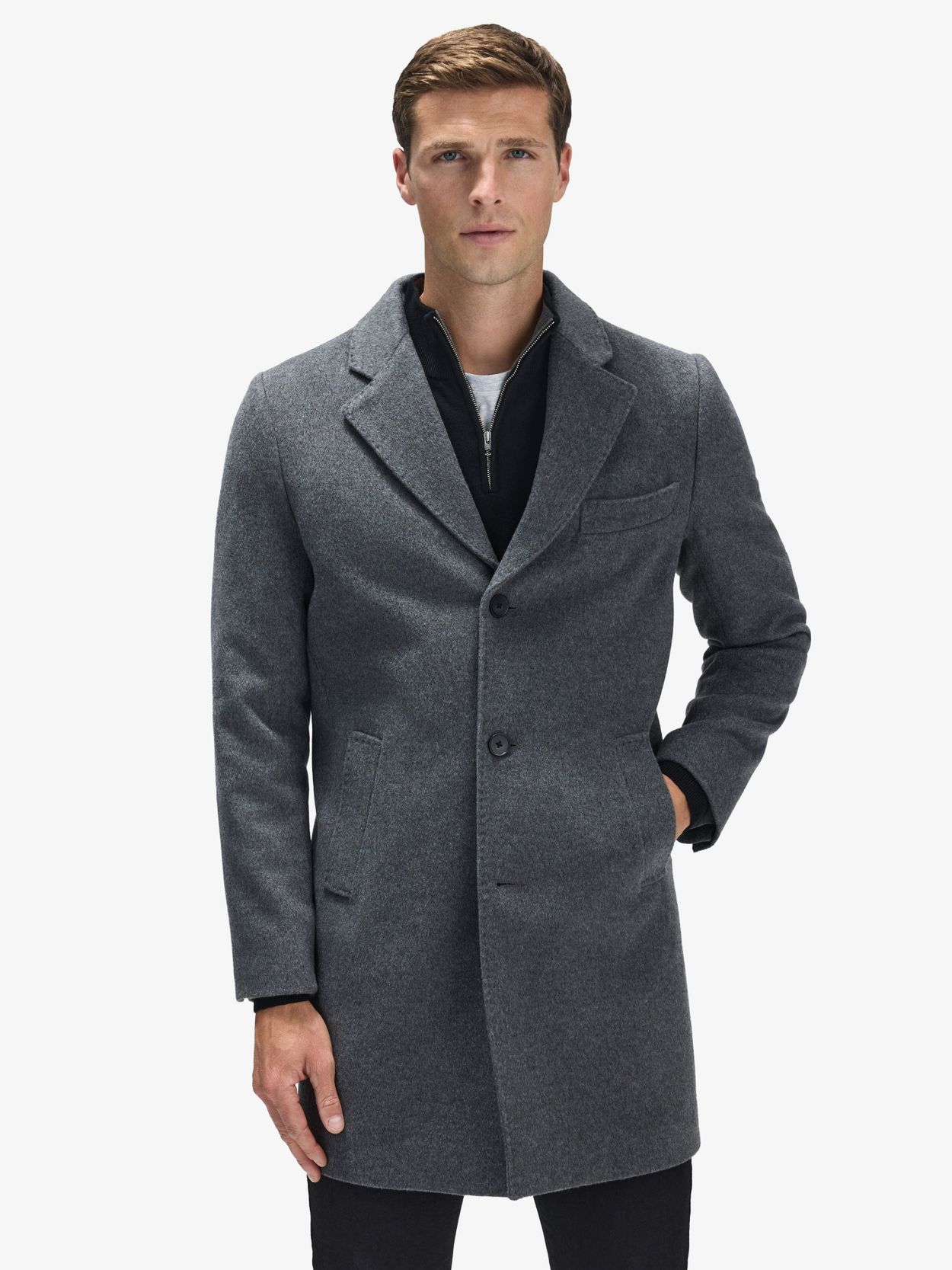 Manteau Gris Simple