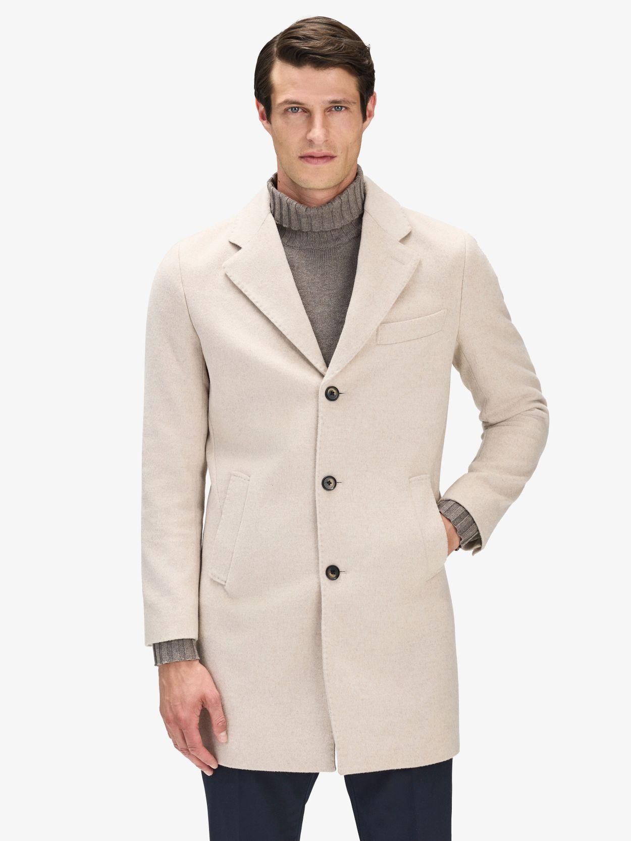 Manteau Simple Beige