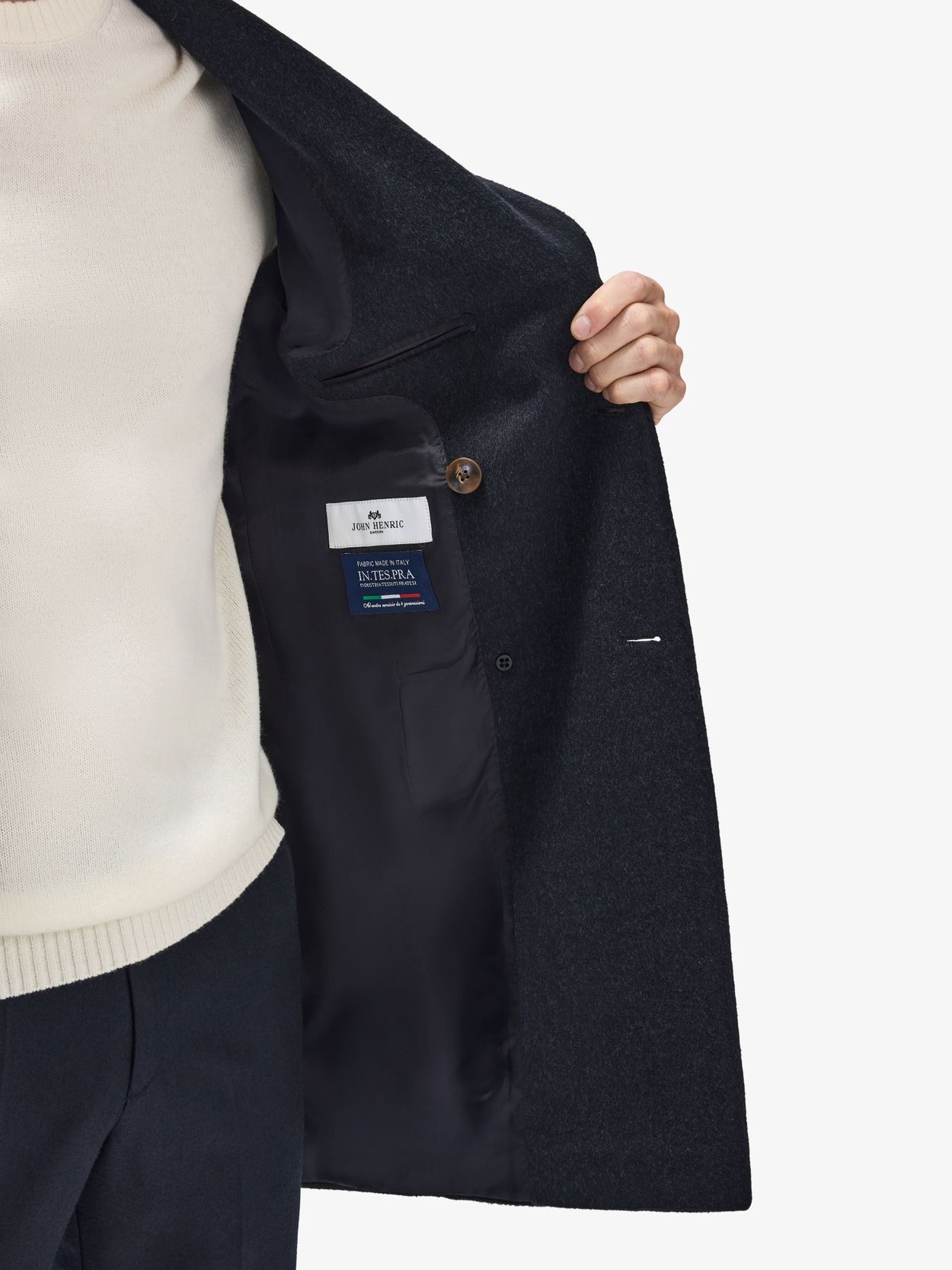 cocoon tweed jaket(navy)ご注文から1週間前後で発送予定