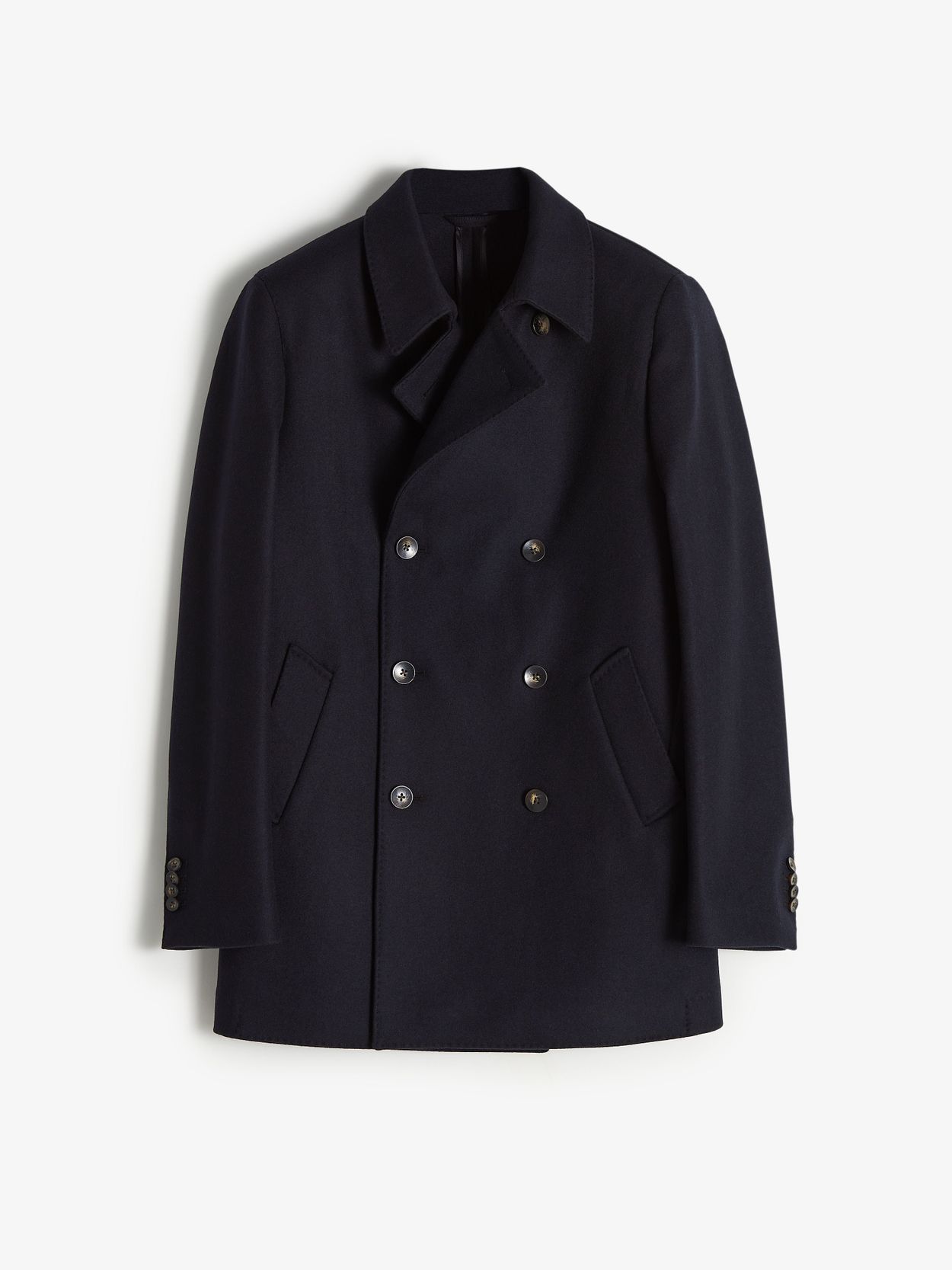 Blue on sale wool peacoat