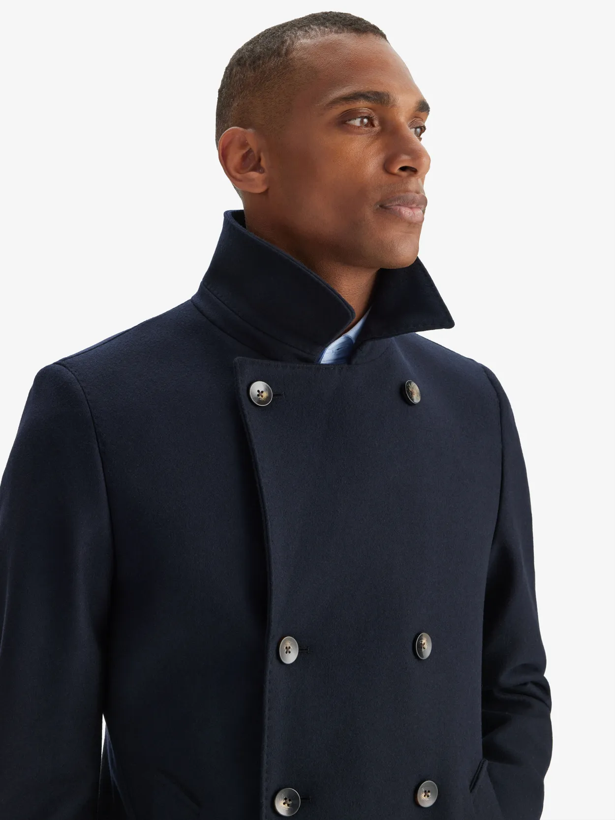 Blue Peacoat Buy online John Henric