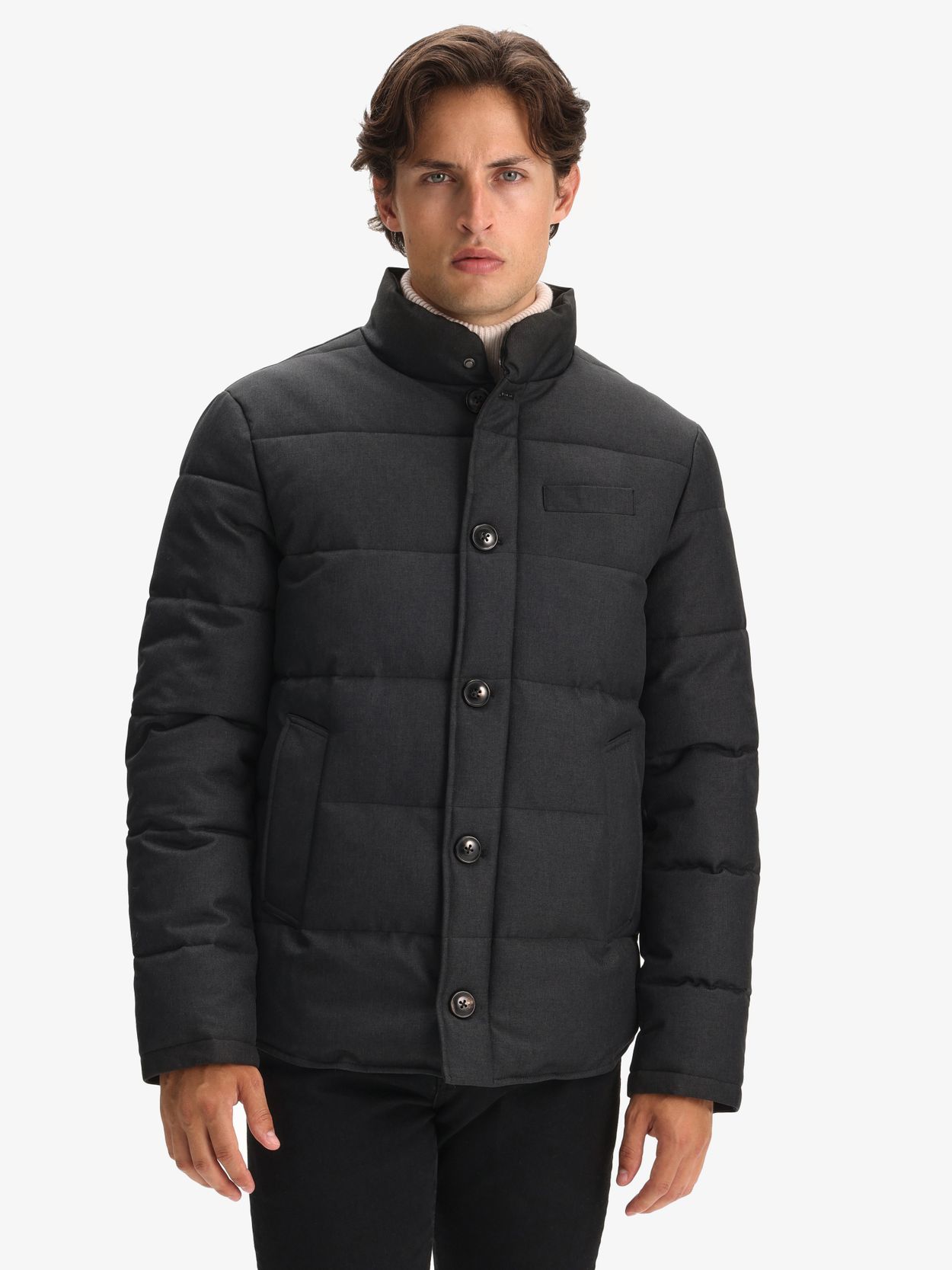 Grey Padded Jacket - Buy online | John Henric