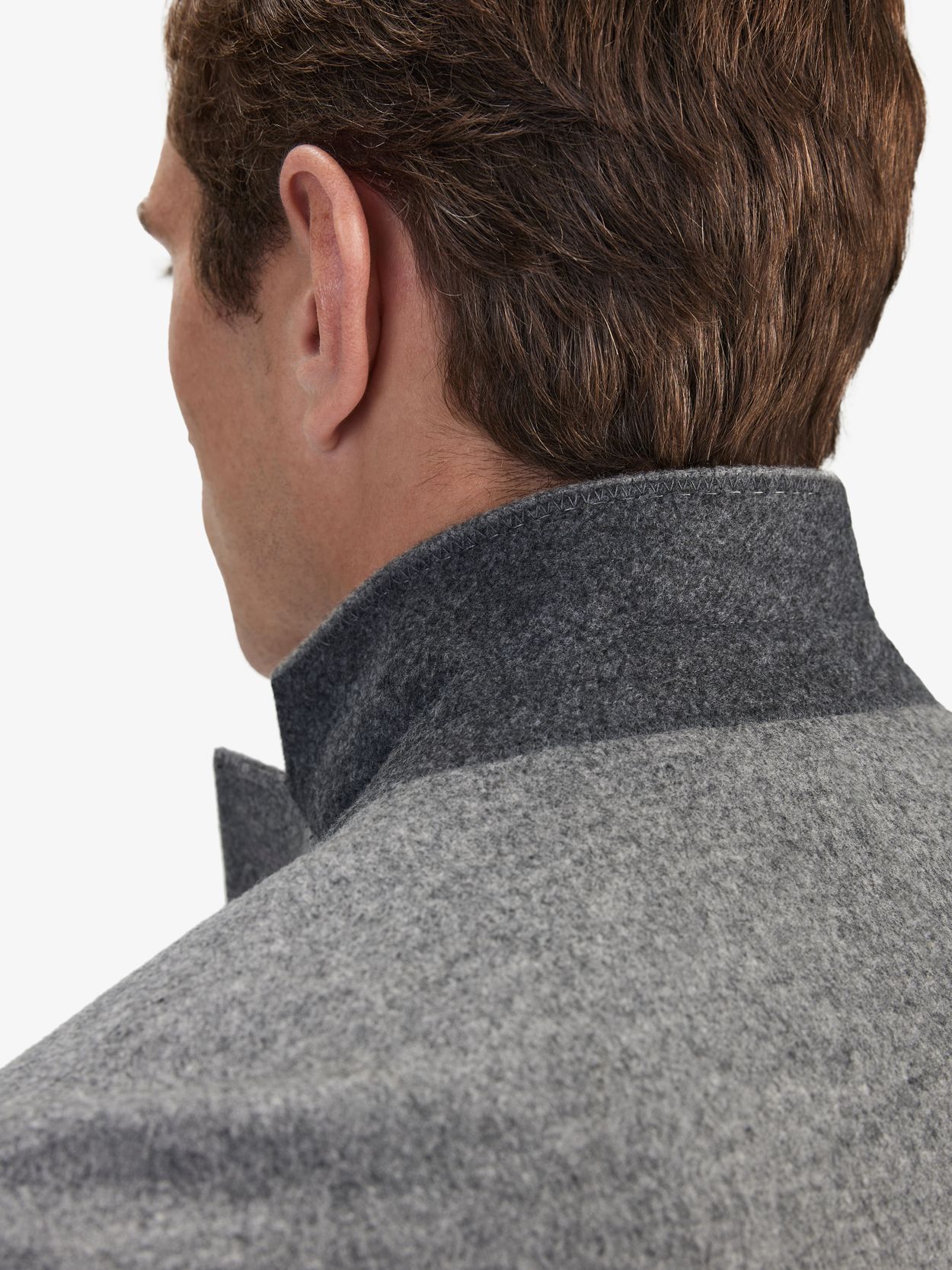 Grey wool clearance mens jacket