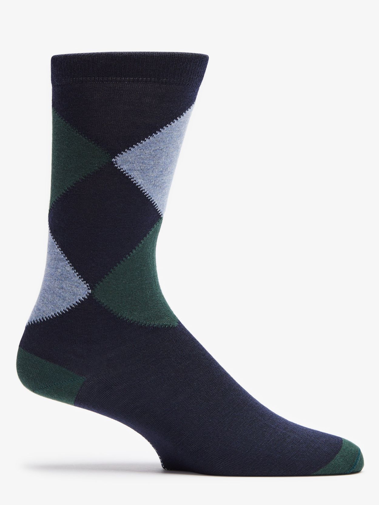 Blue & Green Merino Socks