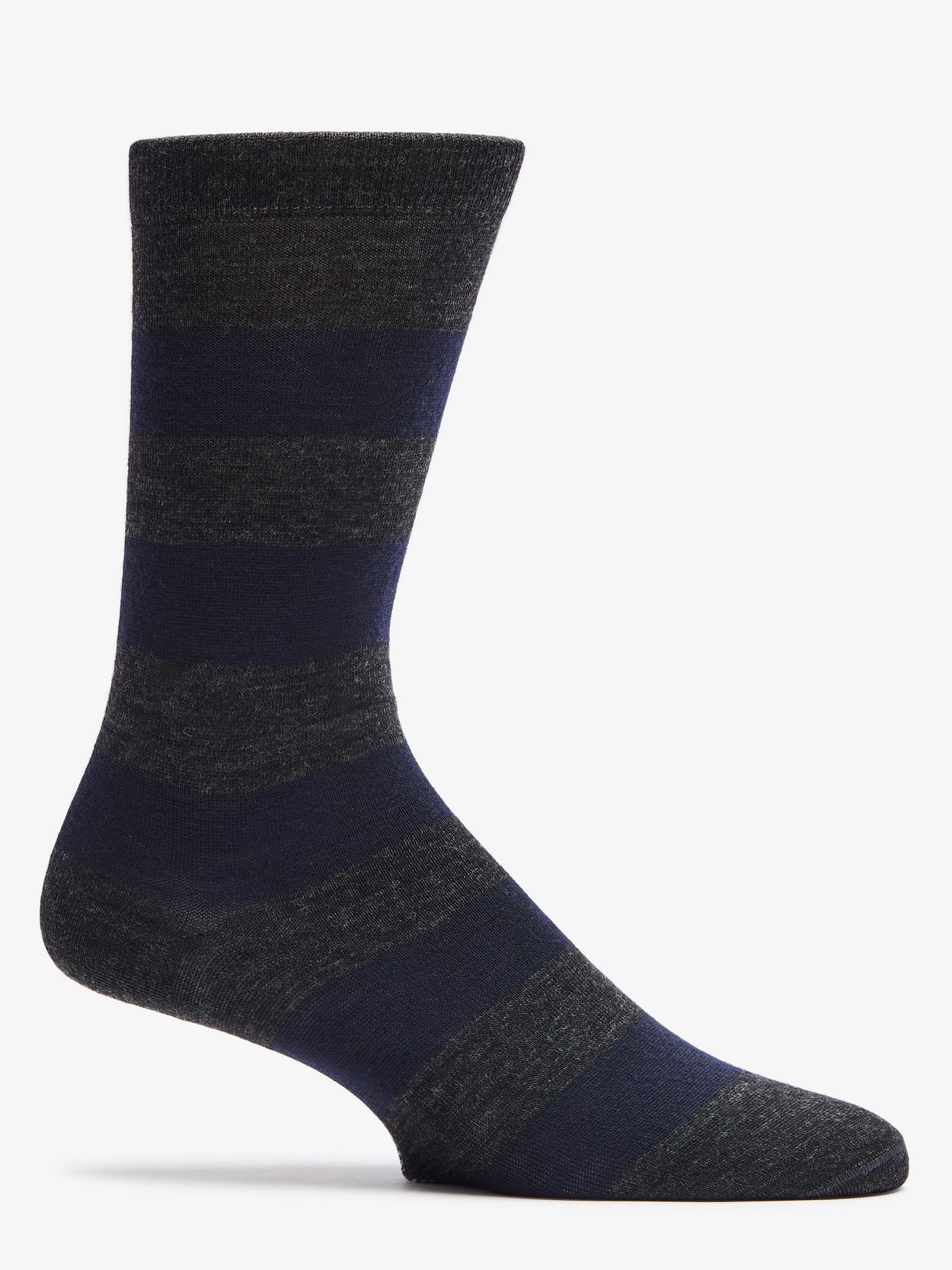 Blue & Grey Merino Socks