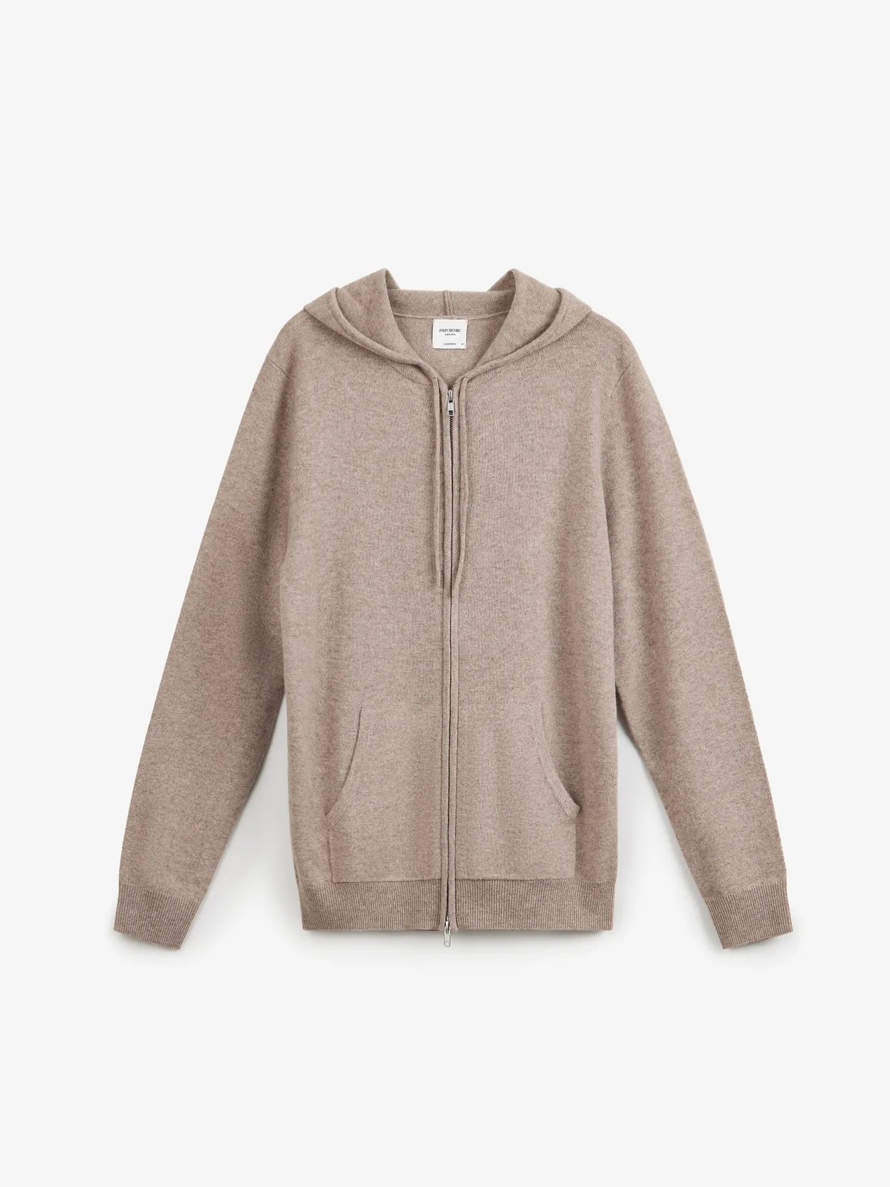 Quinn Washable Cashmere Hoodie in Teak – Subtle Luxury