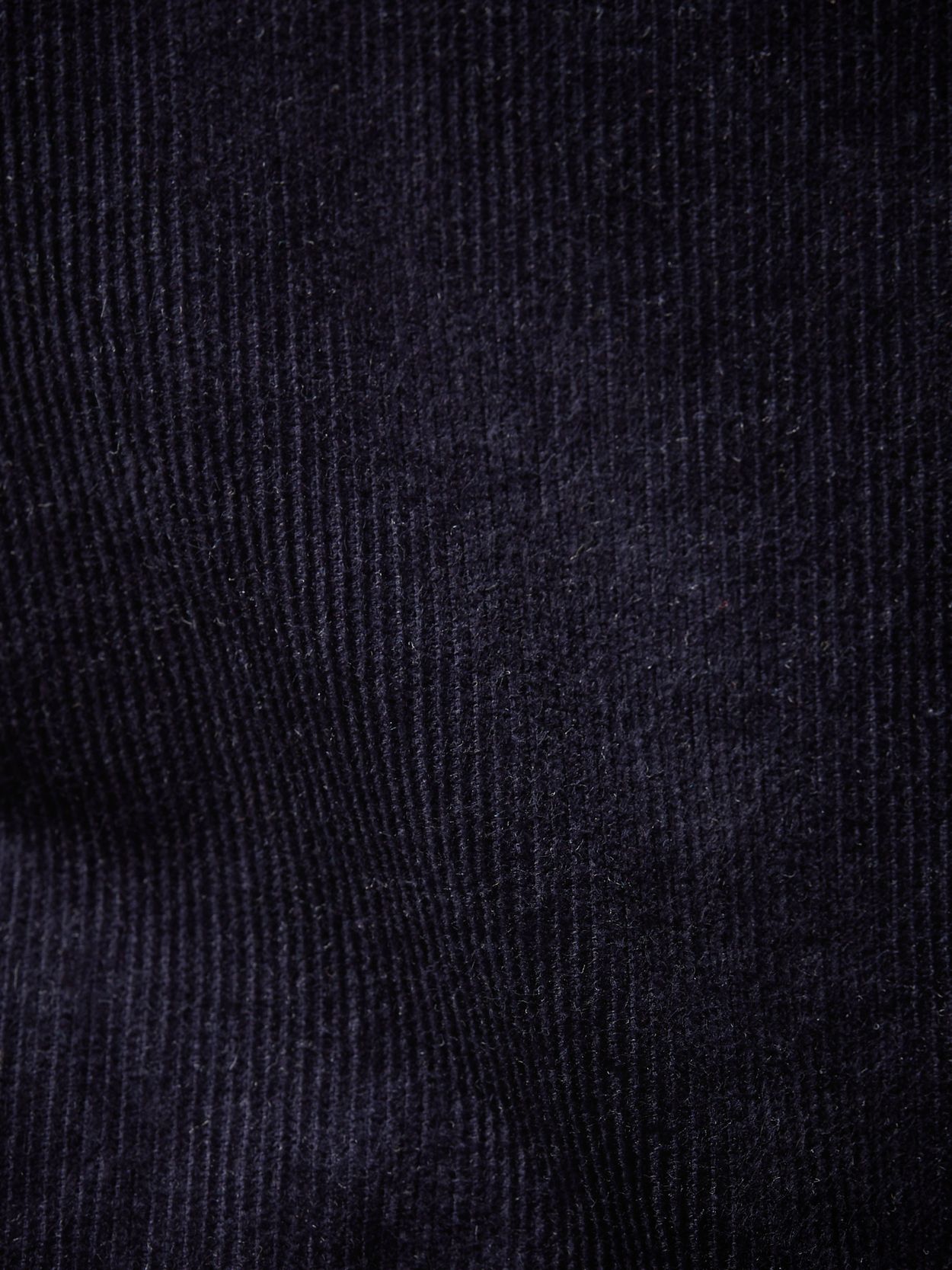 Blue Corduroy Zipper Shirt