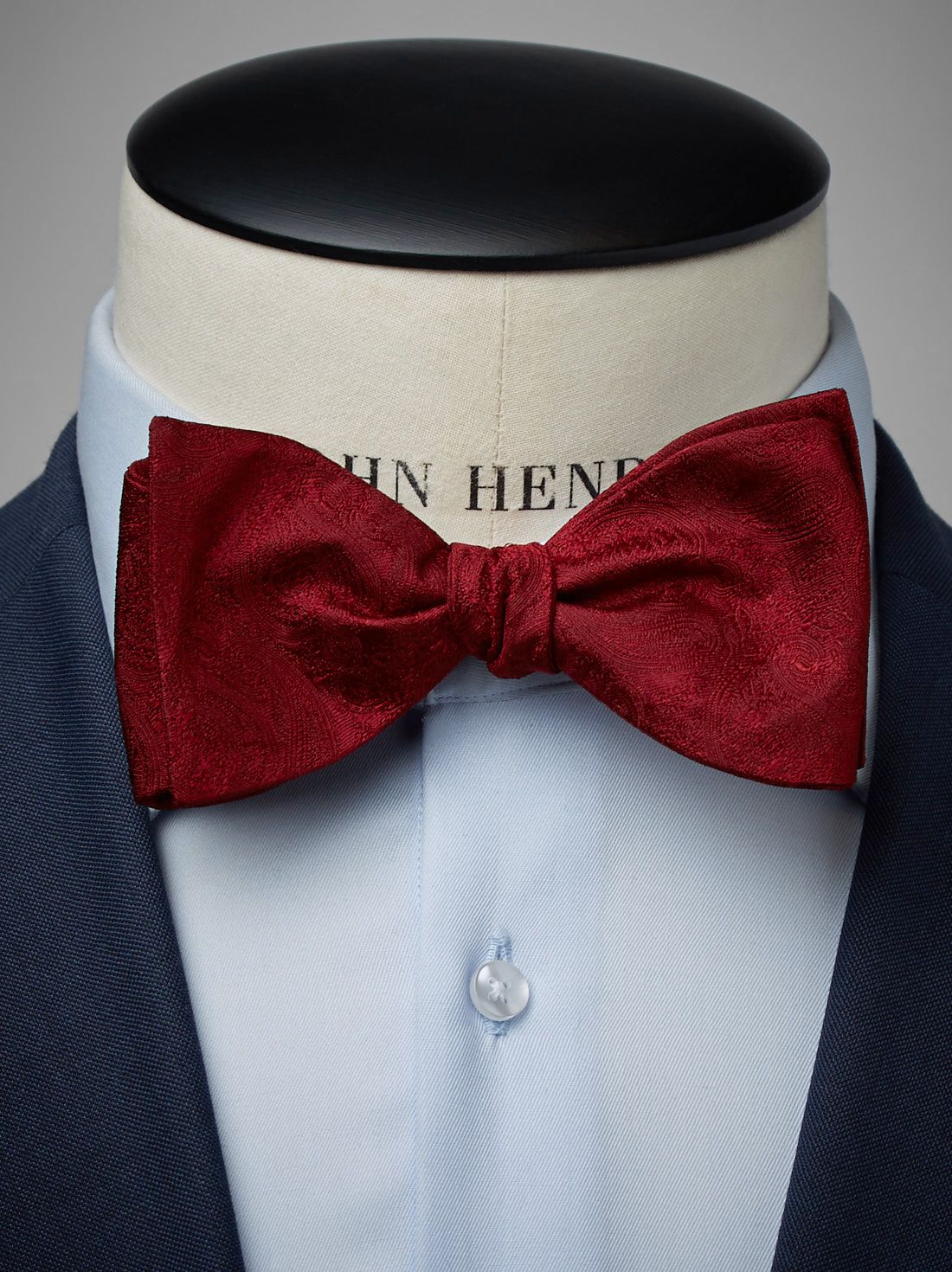 Burgundy Bow Tie Formal