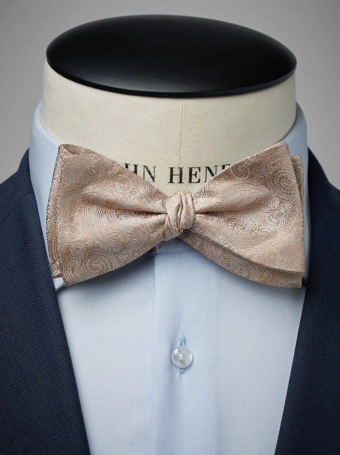 Black and Gold Mens Bow Tie for Men Wedding Bow Tie Set 